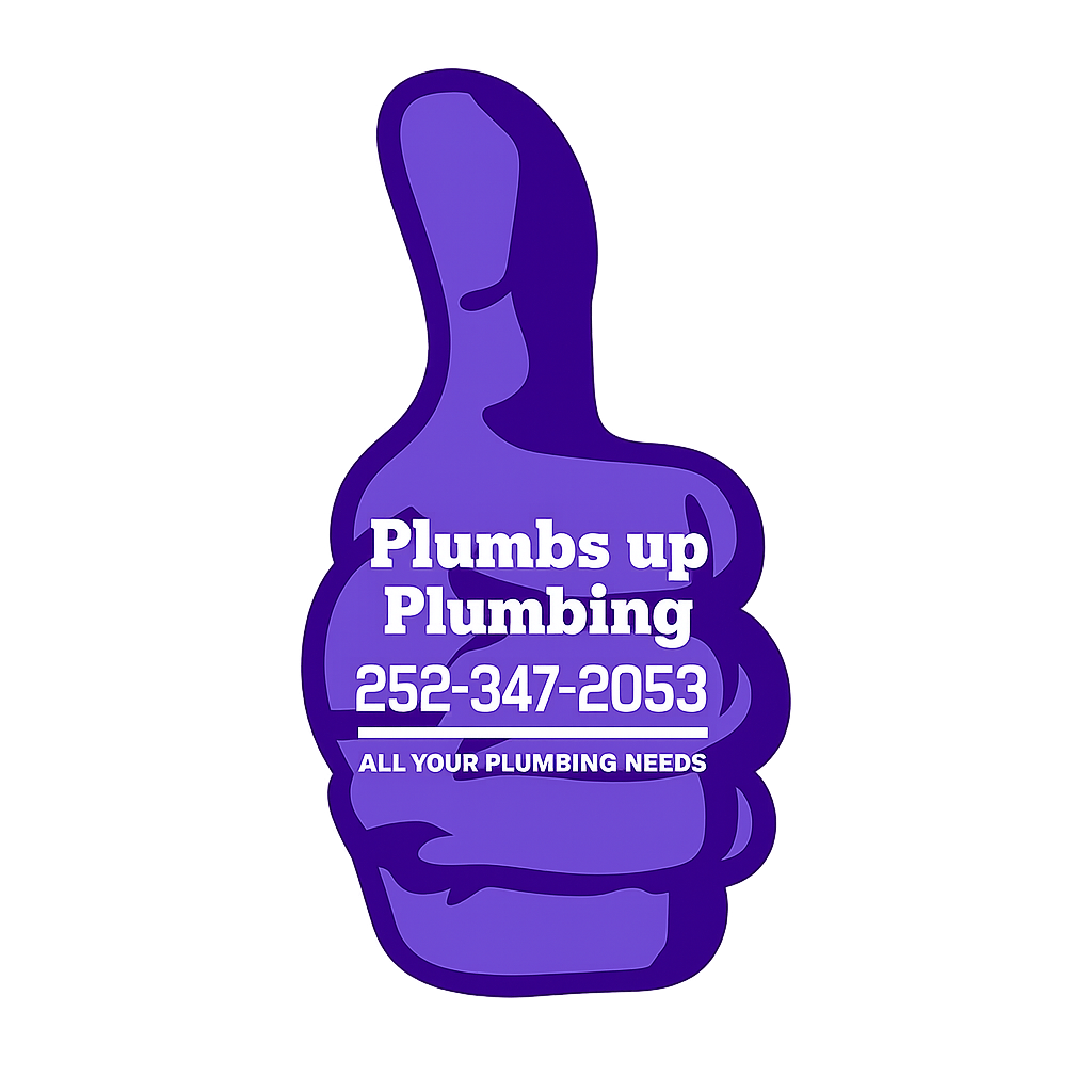 Plumbs Up Plumbing Logo