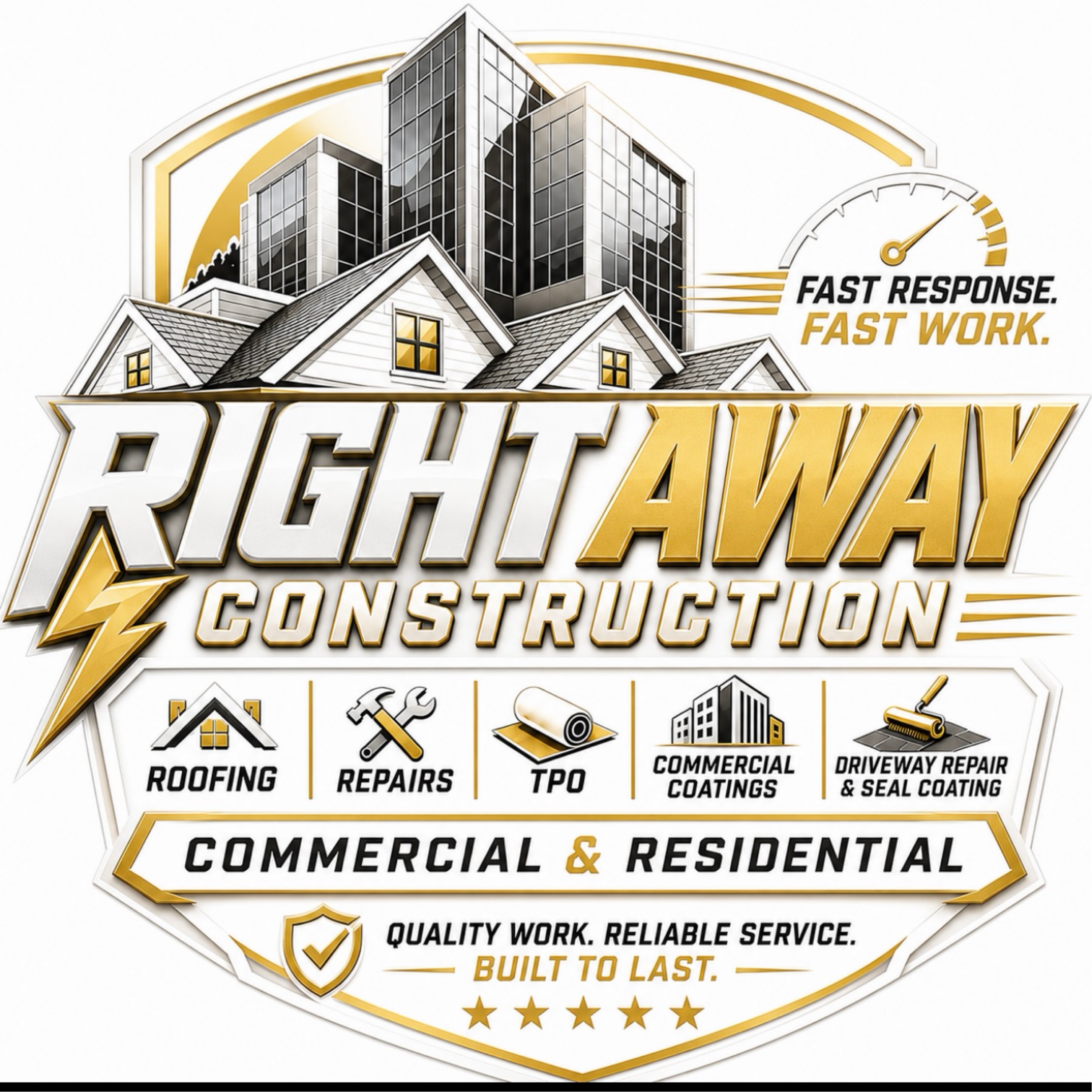 Right Away Construction LLC Logo