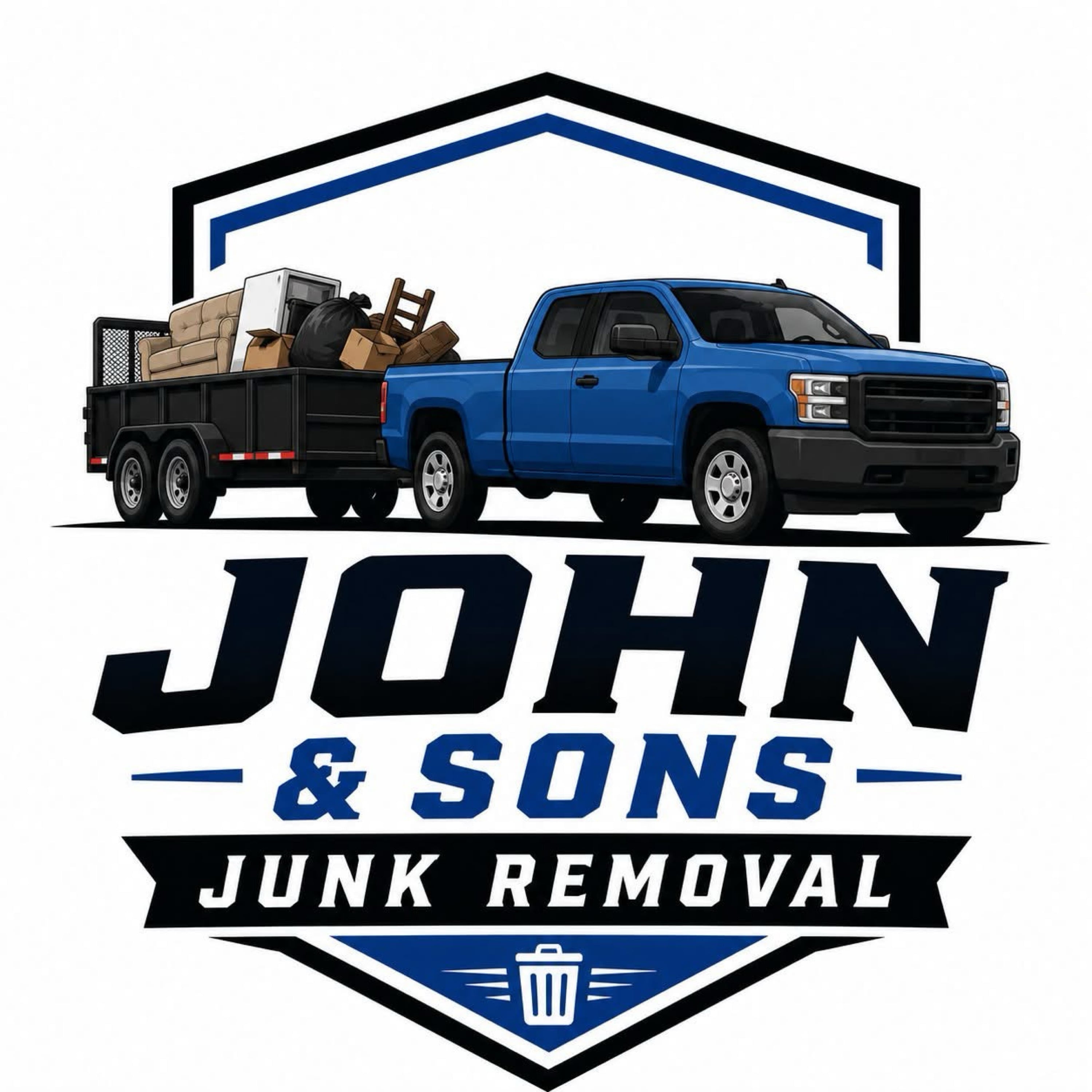 John & Sons Junk Removal Logo