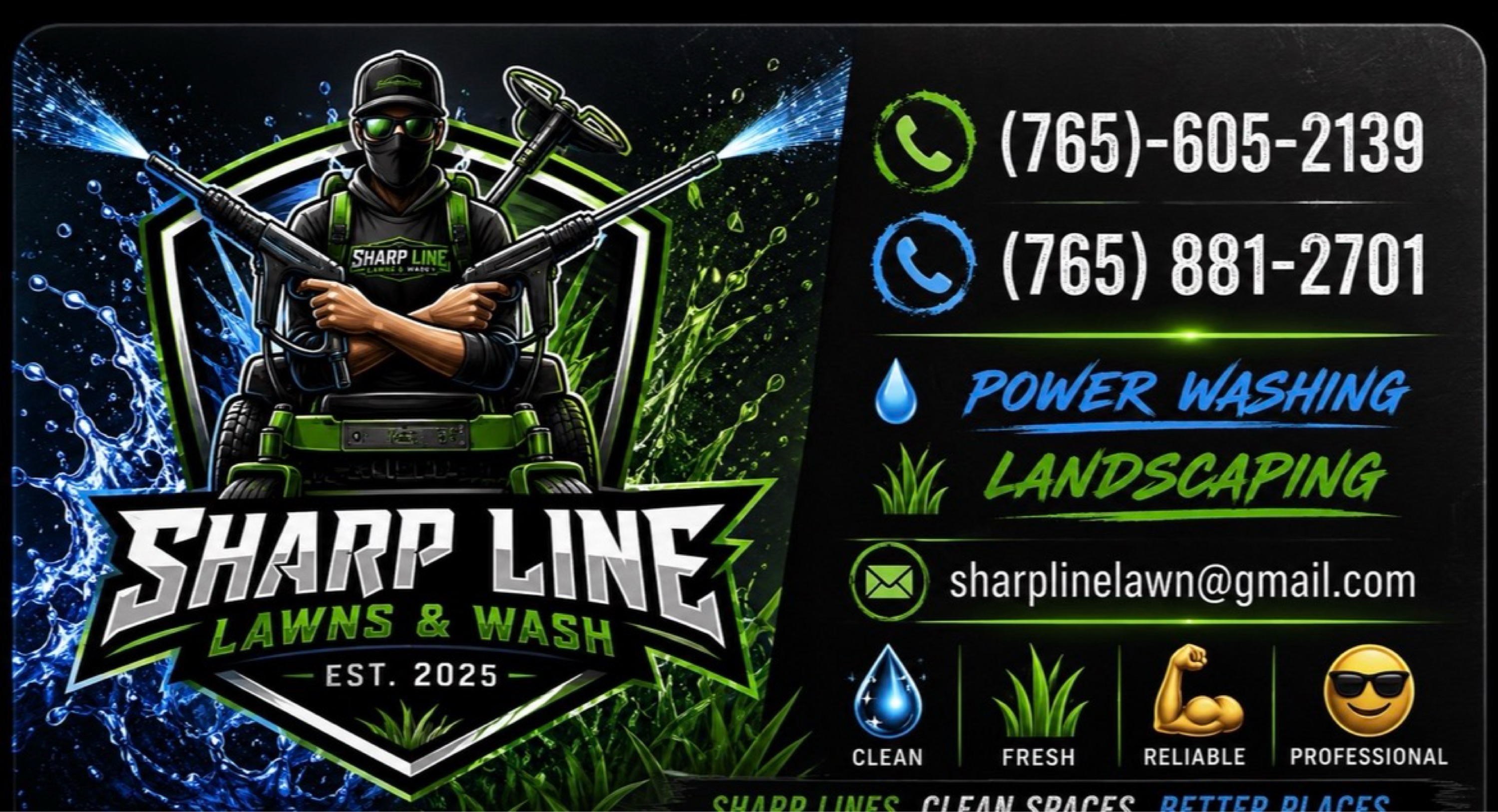 Sharp line lawns Logo