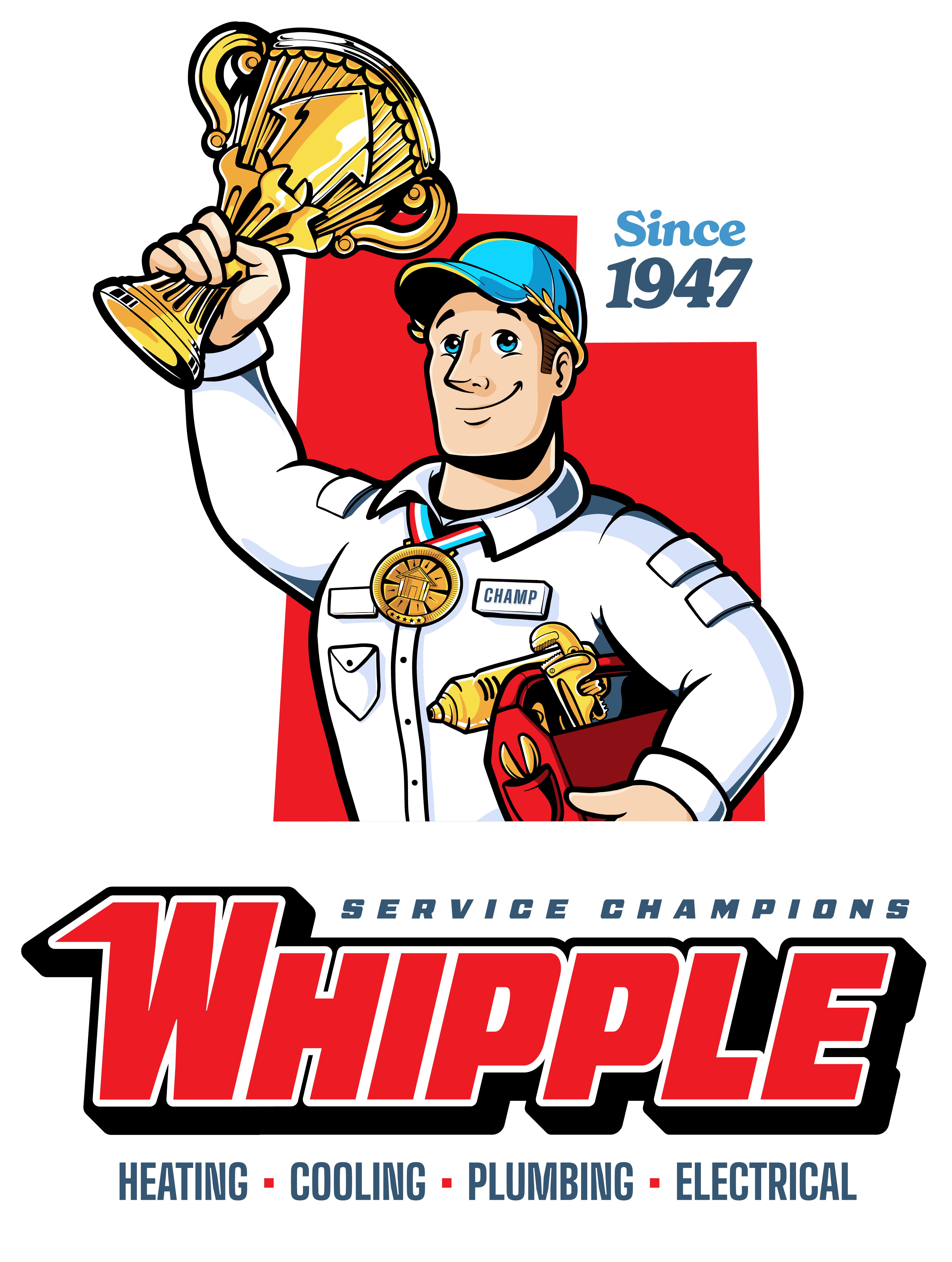 Whipple Cooling, Heating, Plumbing & Electrical Logo