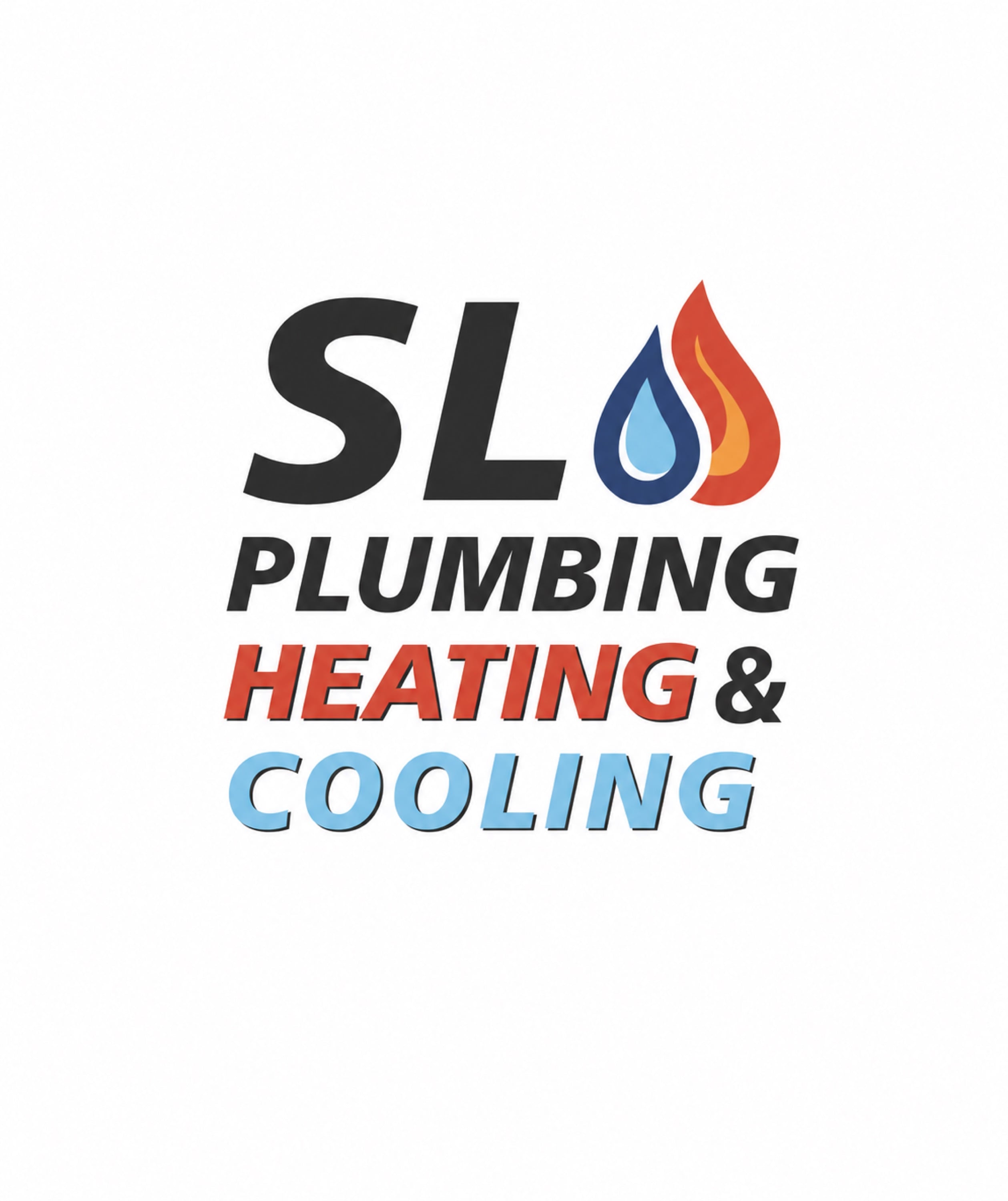 SL Plumbing, Heating, Cooling Logo
