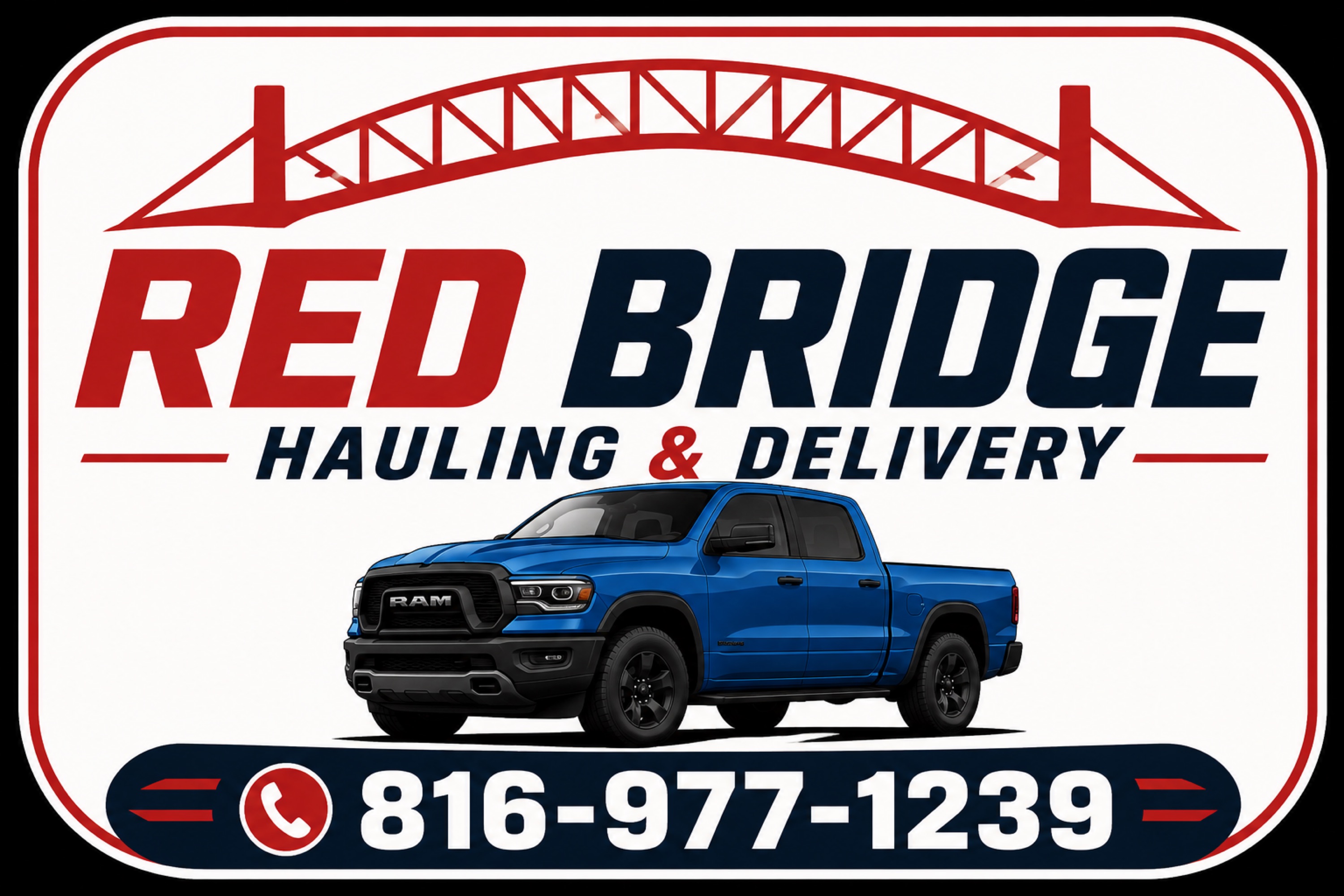 Red Bridge Hauling & Delivery Logo