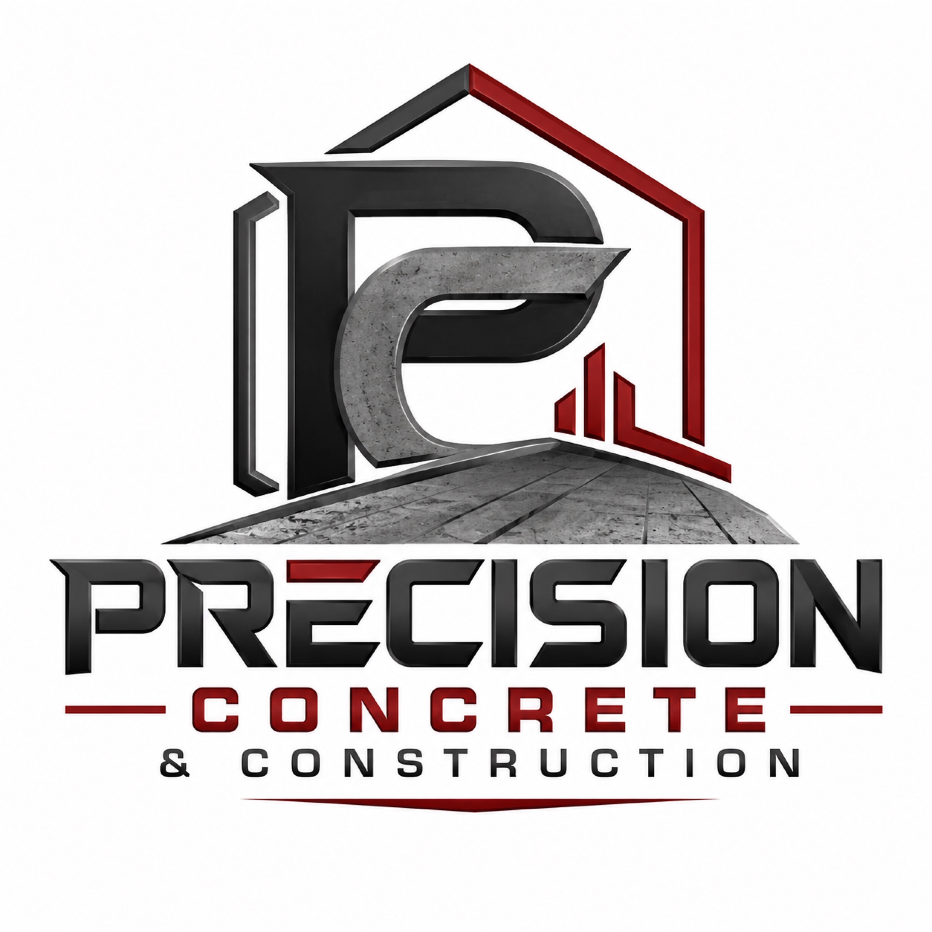 Precision Concrete & Construction Logo