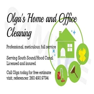 Olga's Home and Office Cleaning Logo
