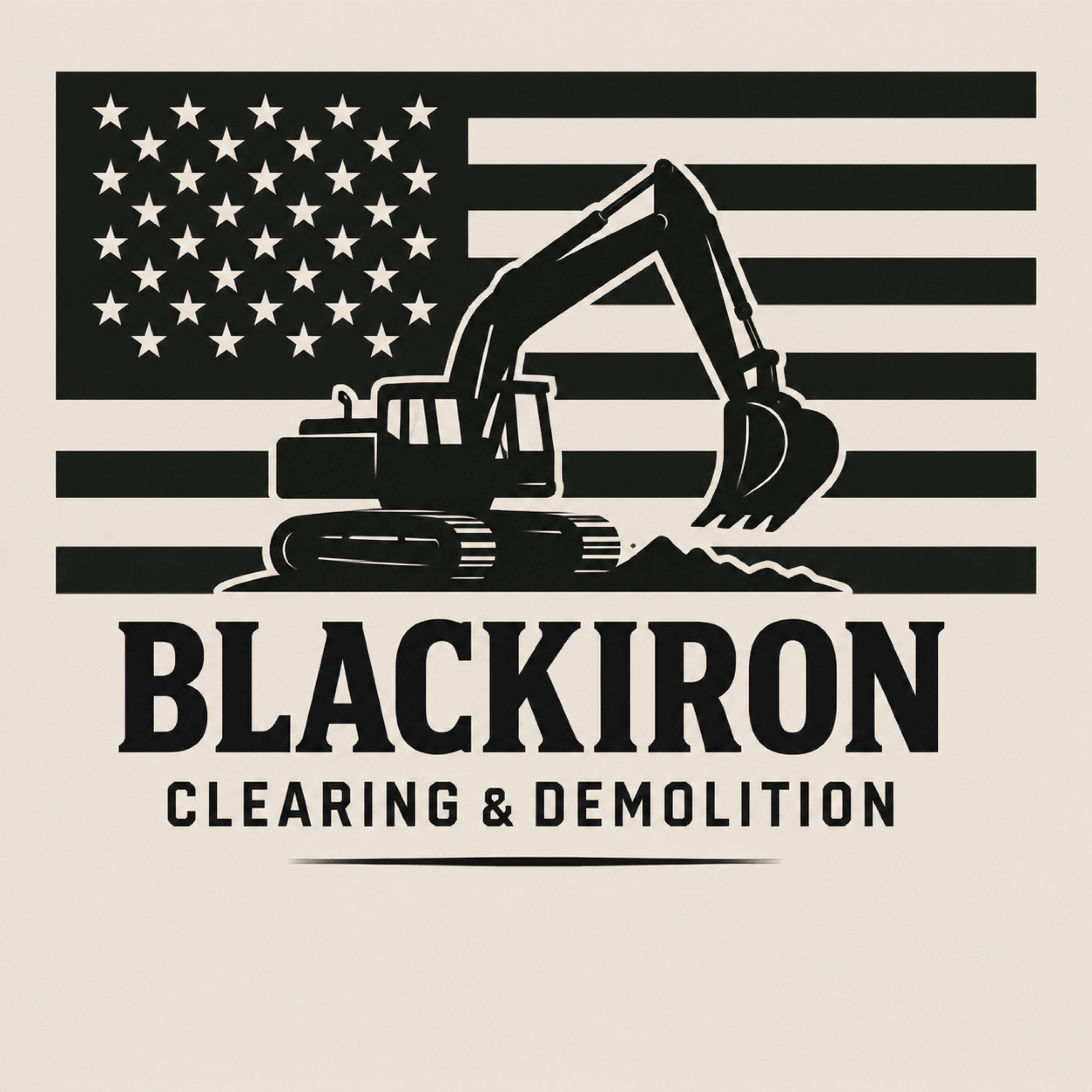 BlackIron Clearing & Demolition Logo
