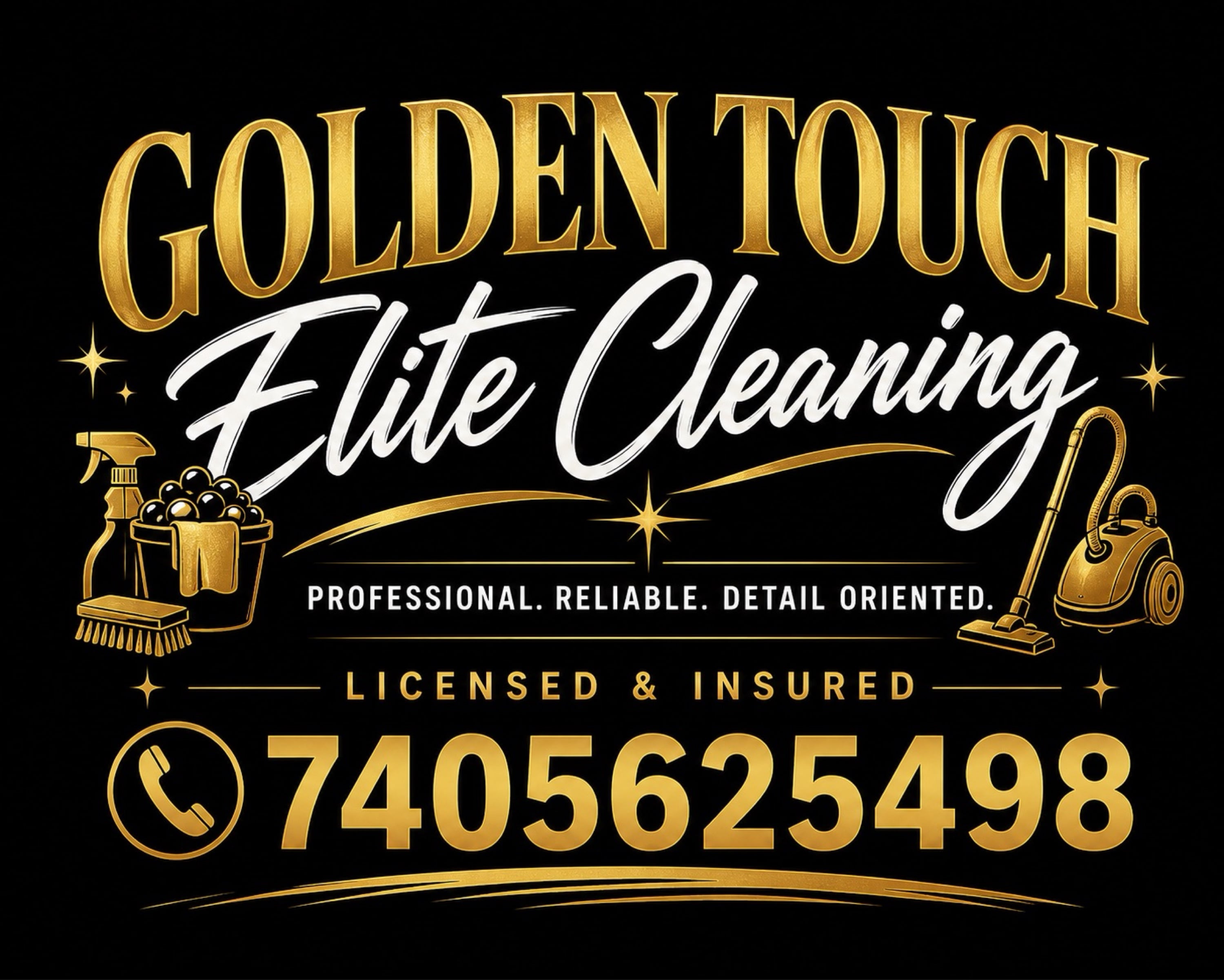 Golden touch elite cleaning Logo