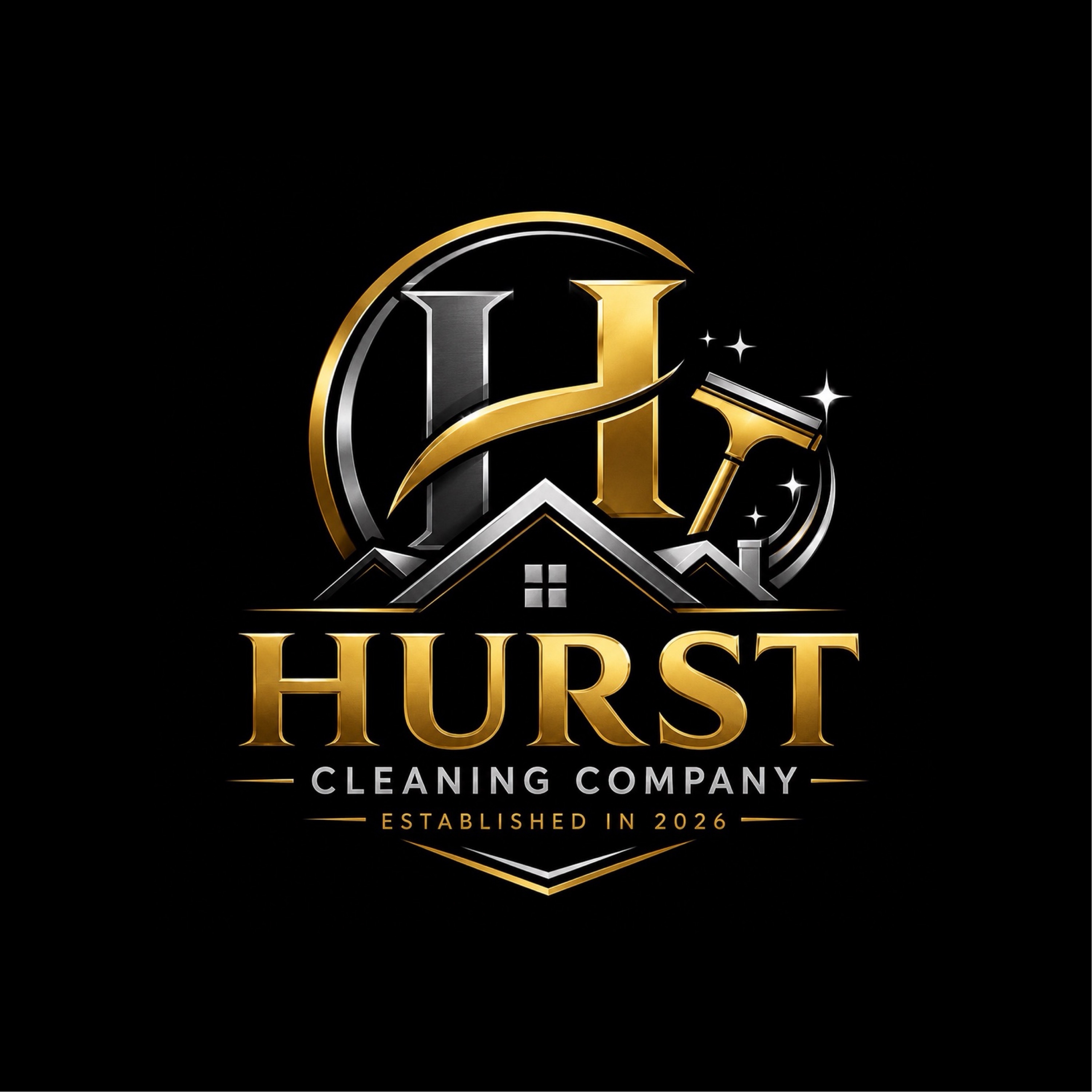 Hurst Cleaning Company Logo