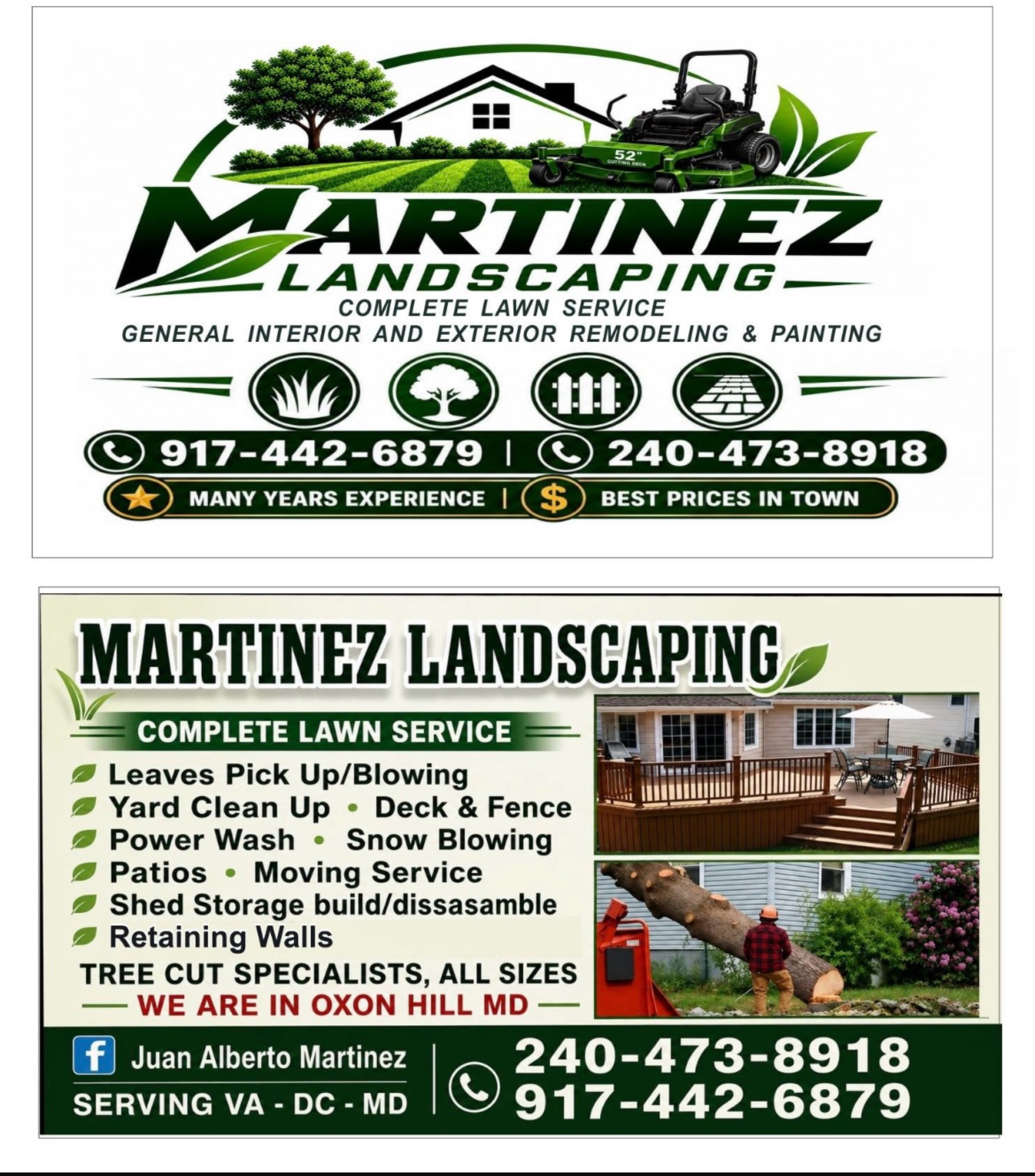 MARTINEZ LANDSCAPING Logo