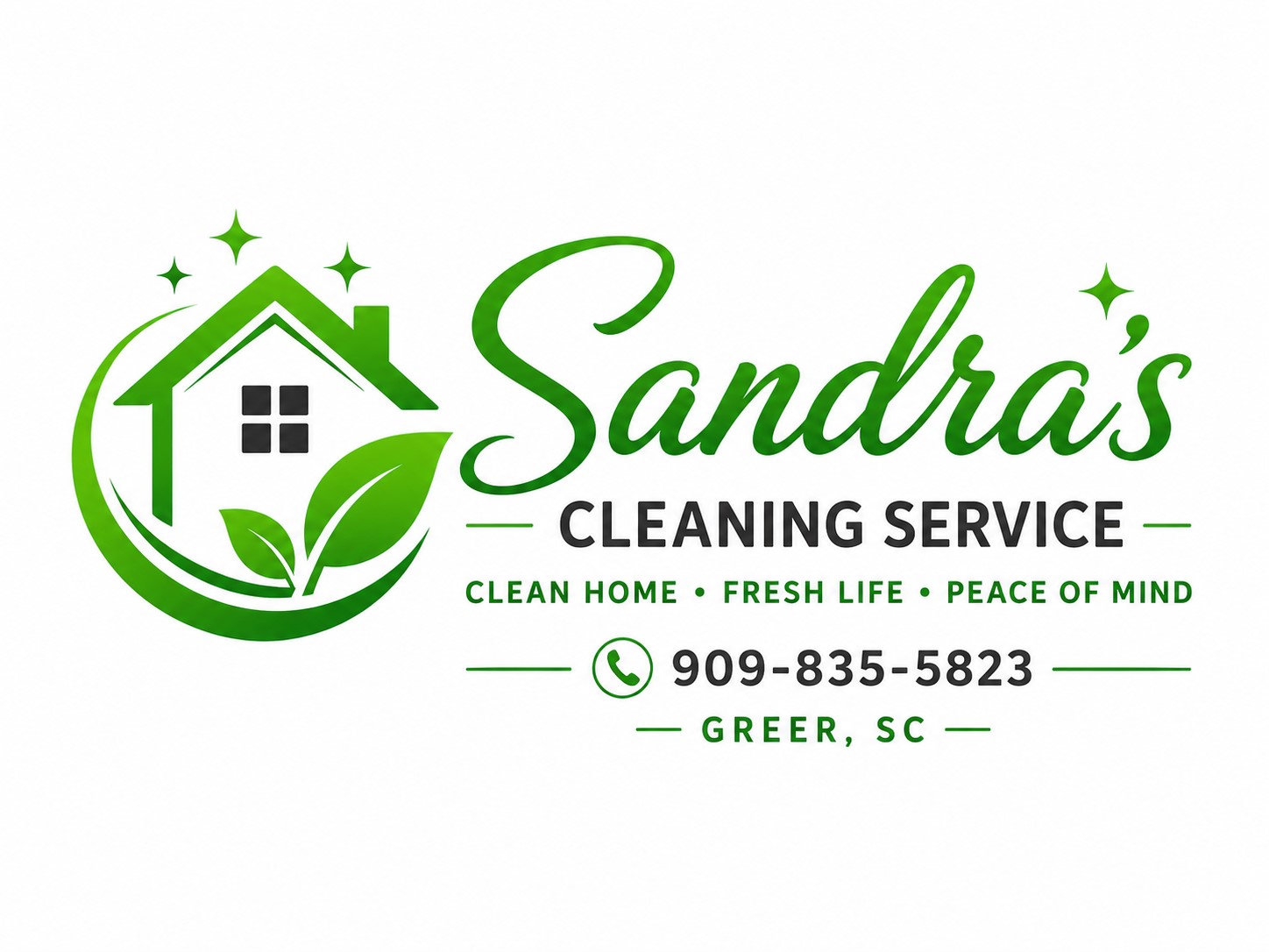 Sandra's Cleaning Service Logo