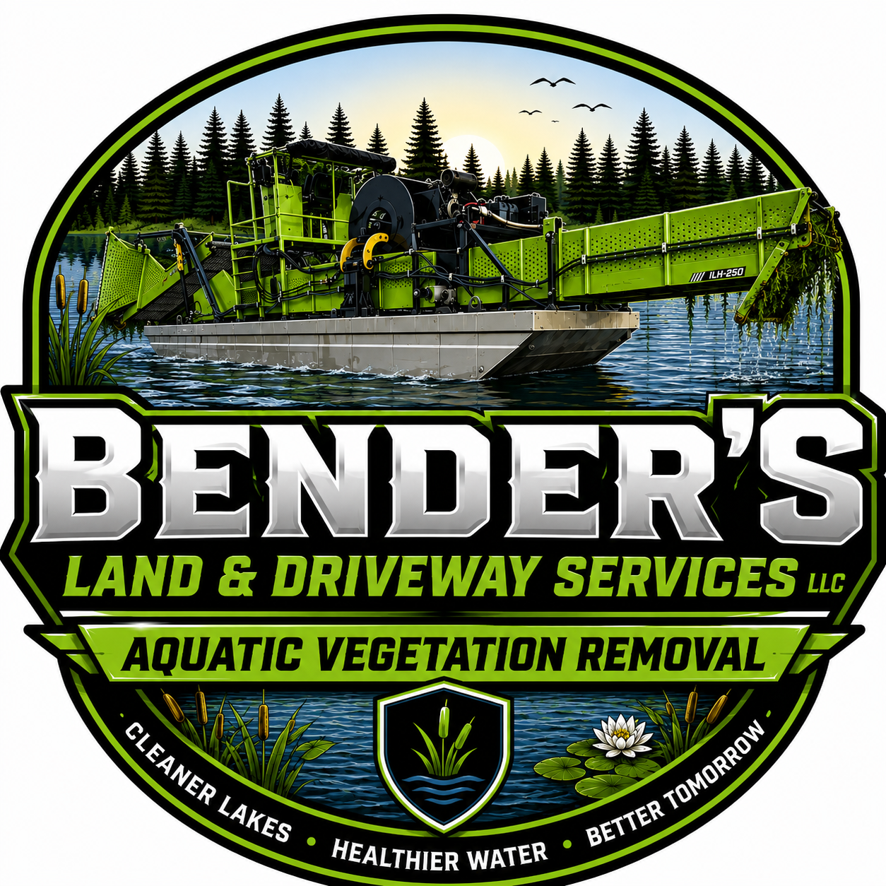 Bender's Land and Driveway Services Logo