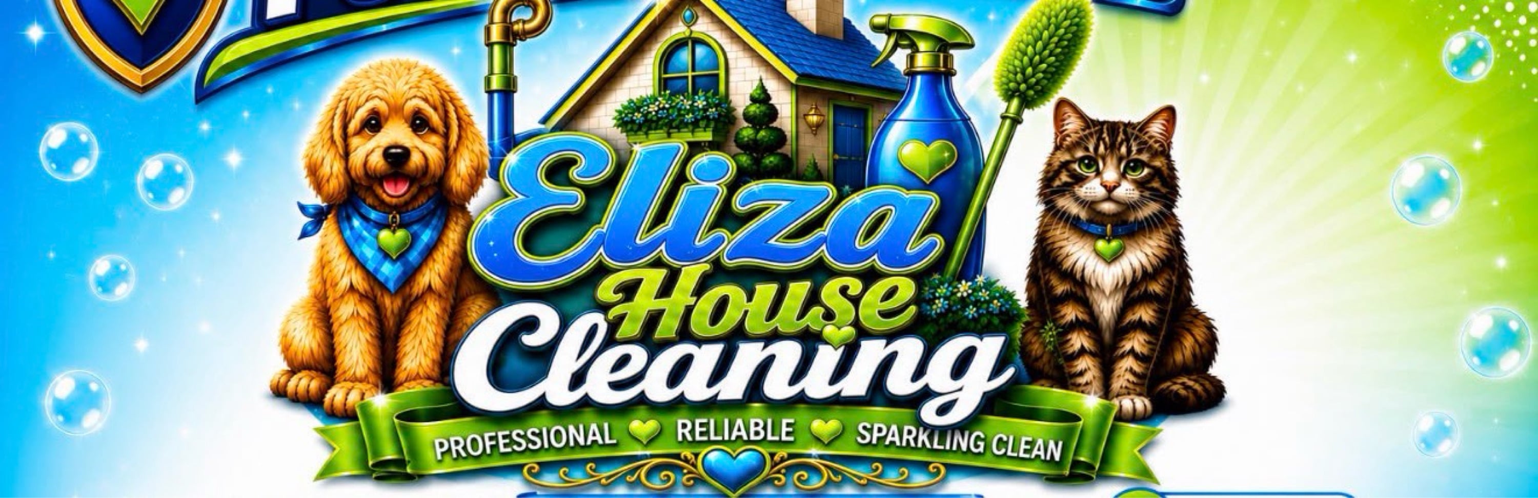 Eliza House Cleaning Logo