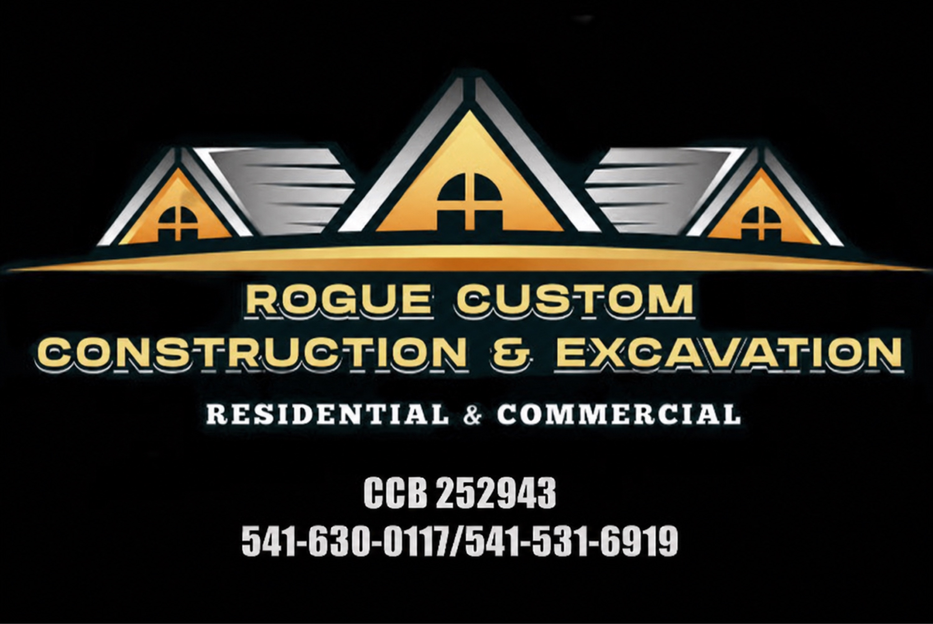 Rogue Custom Construction & Excavation LLC Logo