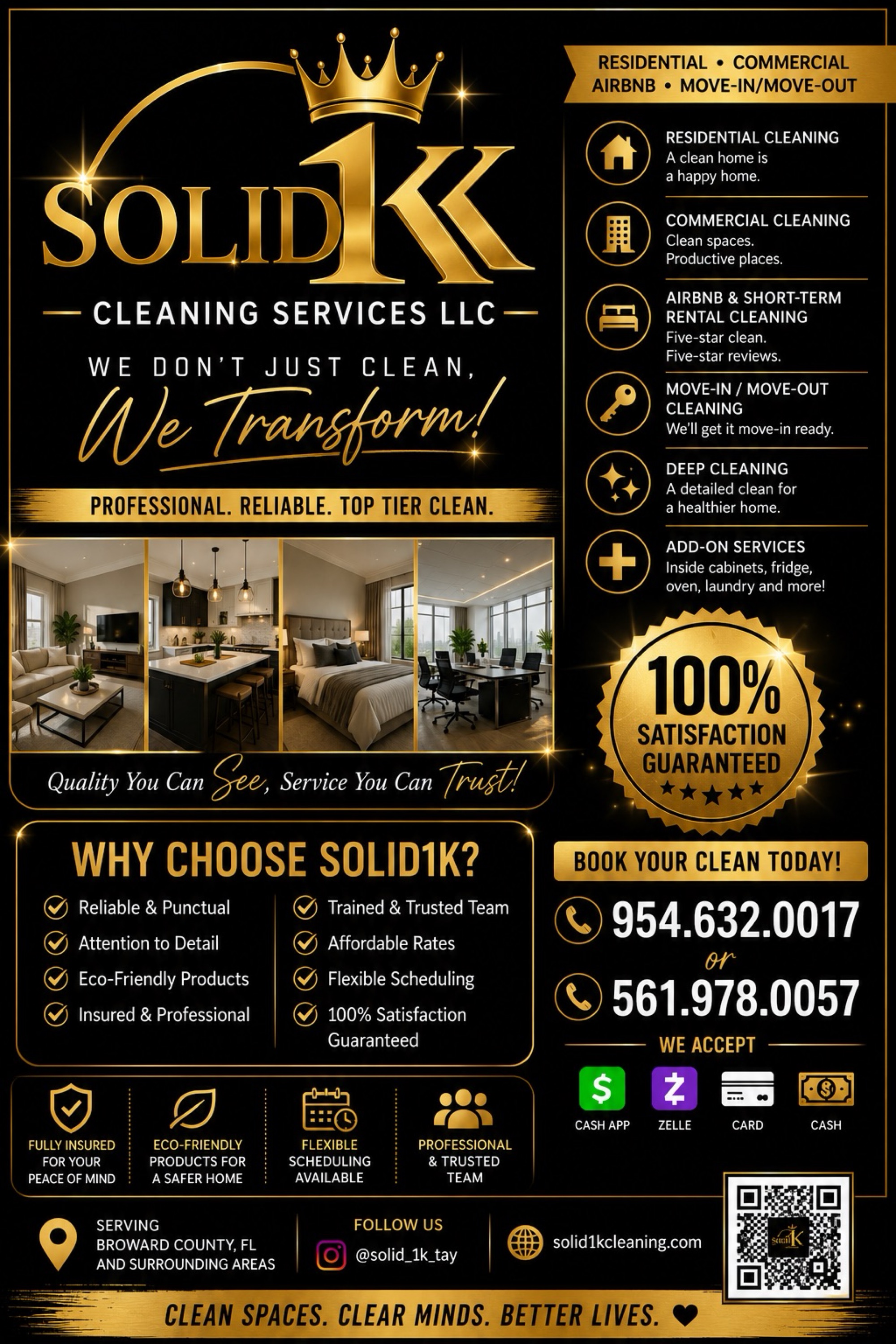 Solid1K Cleaning and More Logo