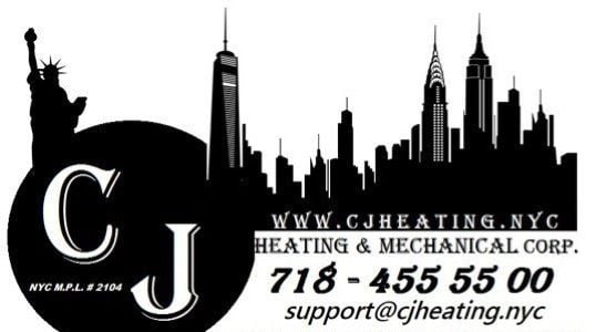 CJ Heating and Mechanical Logo