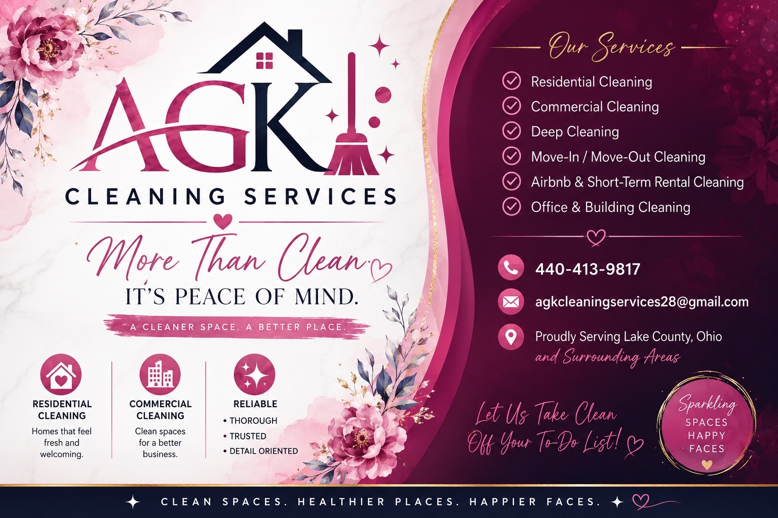 Agk cleaning services Logo
