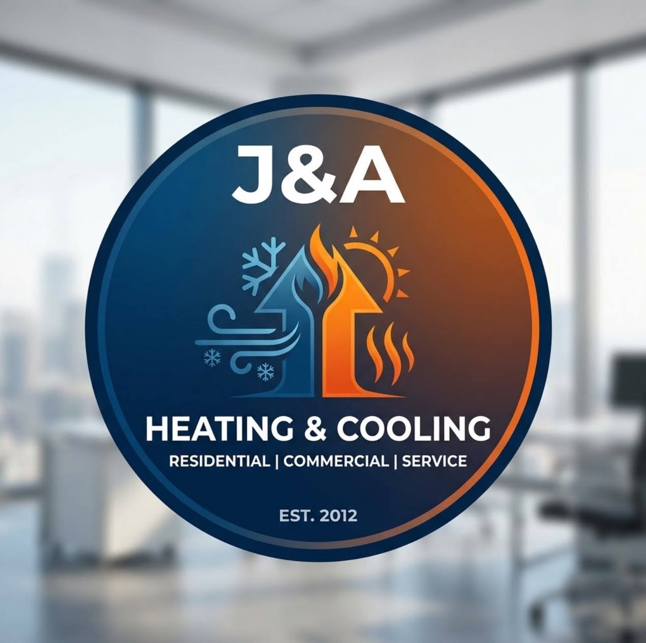 J&A Heating&Cooling Logo