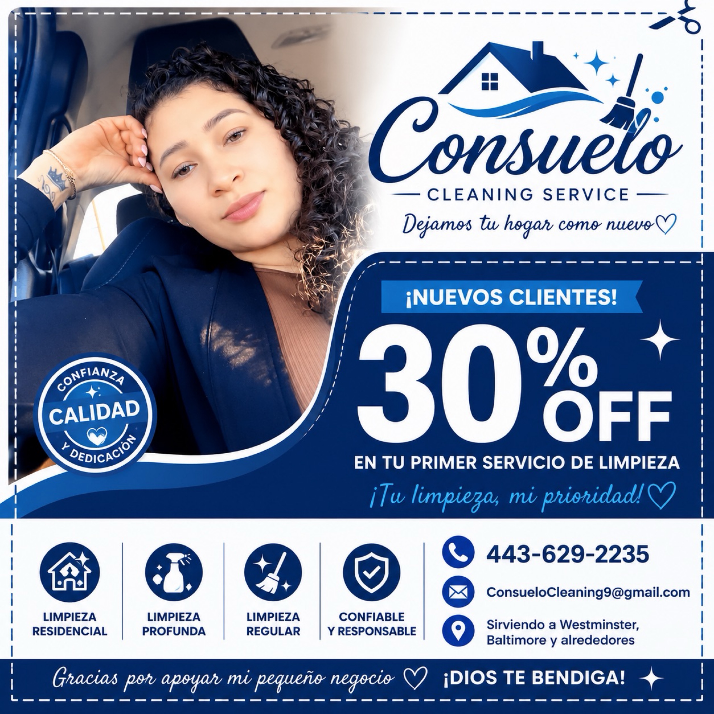 Consuelo Cleaning Services Logo