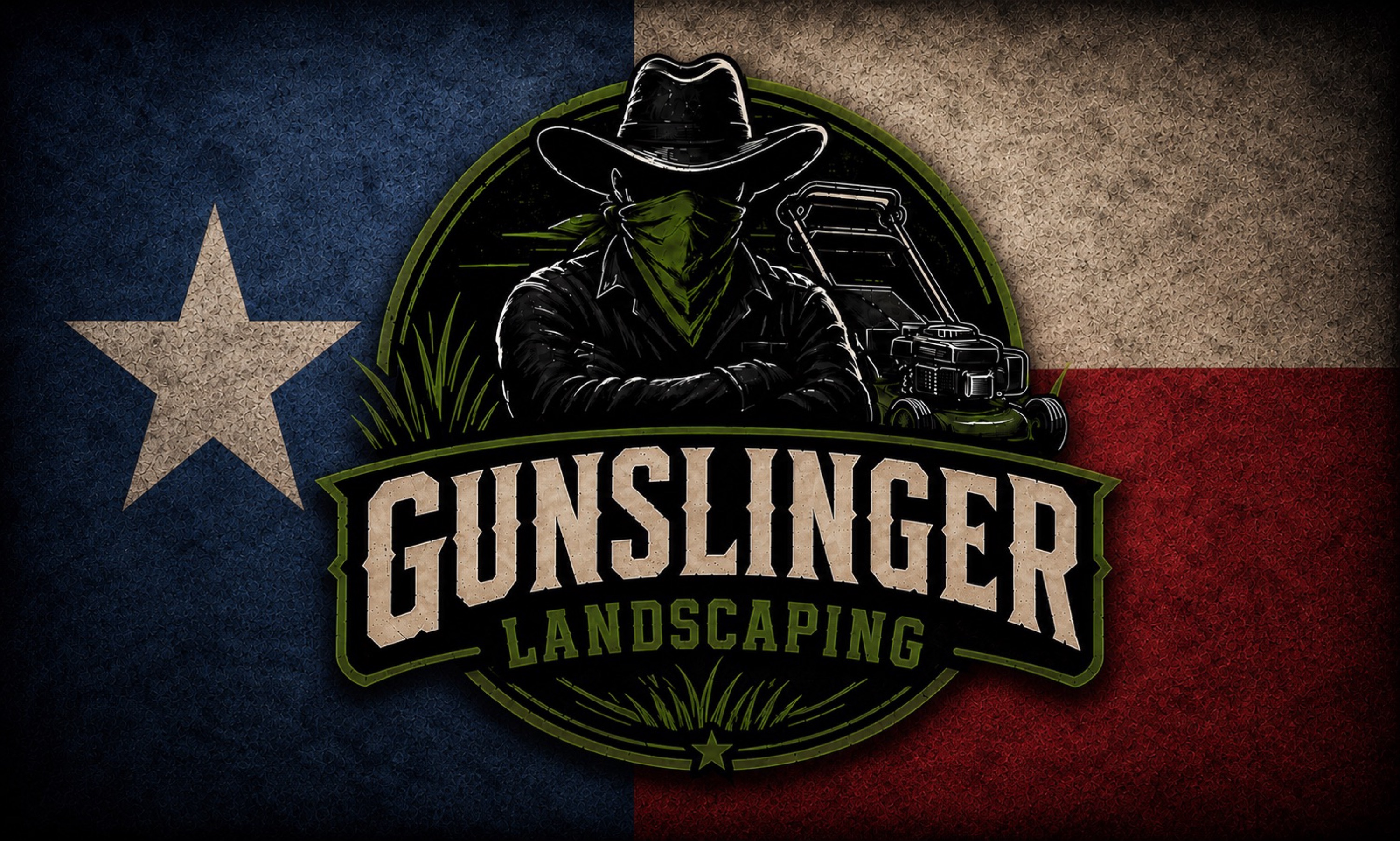 gunslinger landscaping Logo