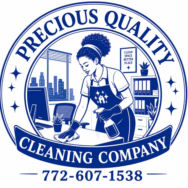 Precious Quality Cleaning Company Logo