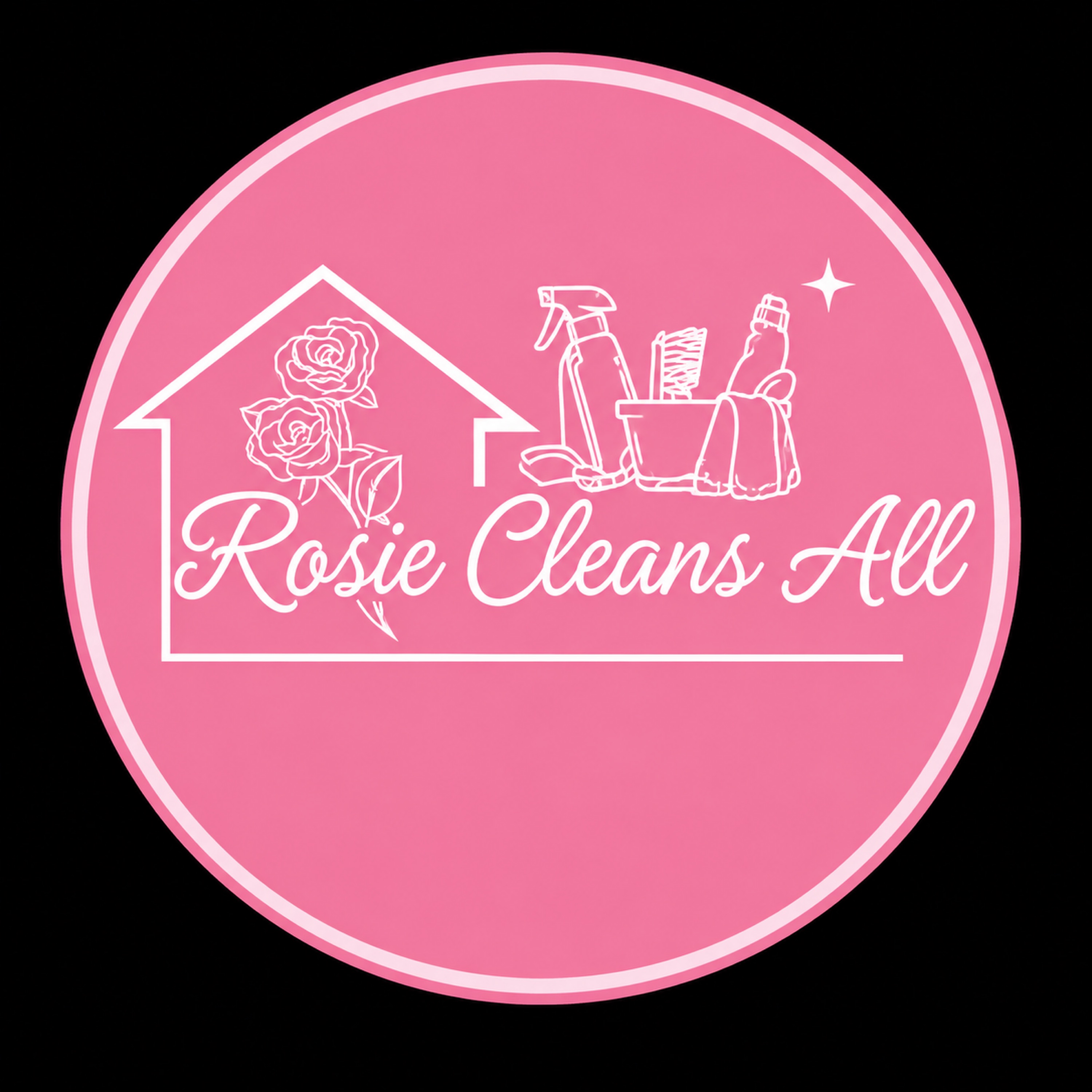 Rosie Cleans All LLC Logo