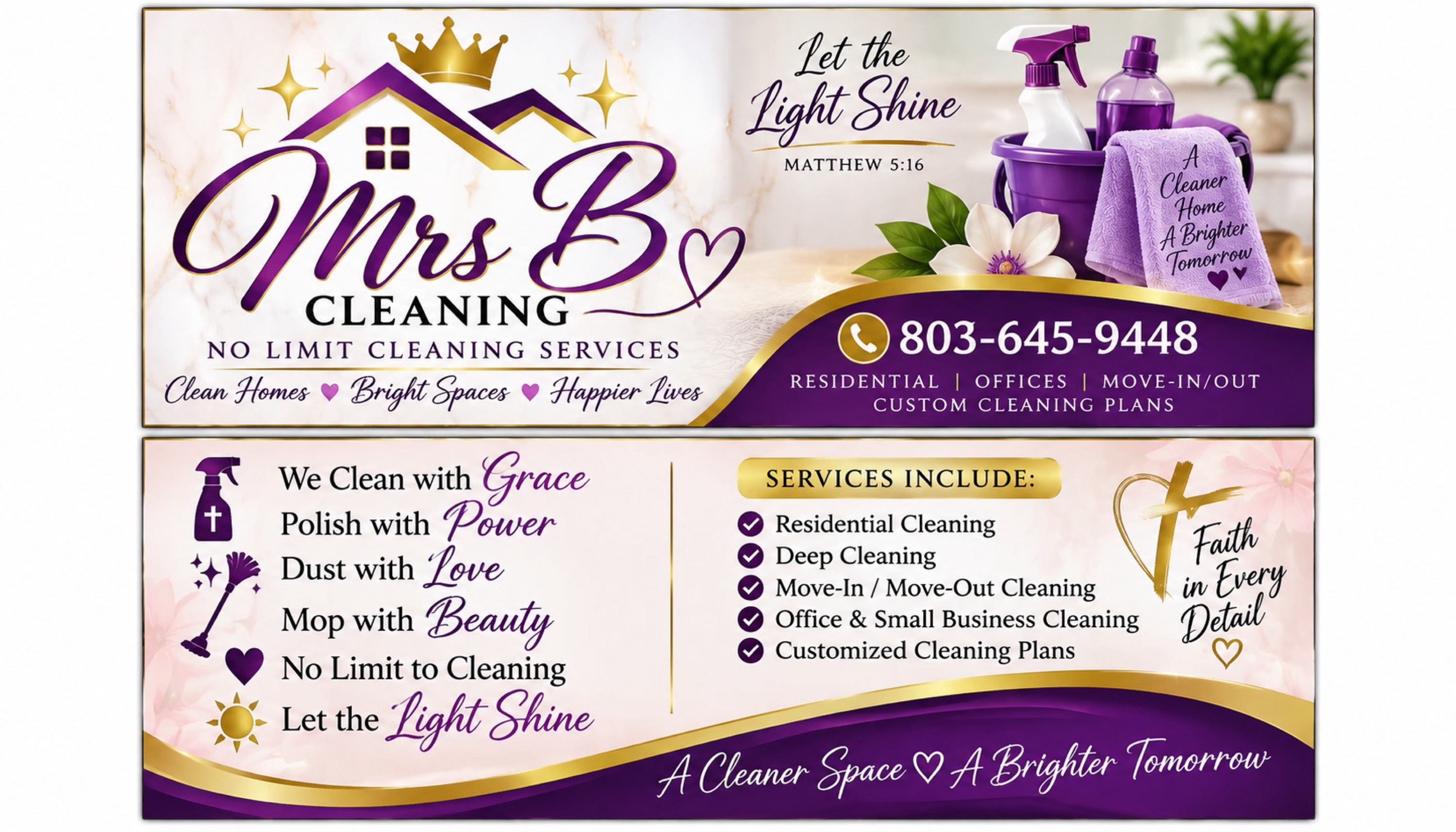 Mrs b cleaning Logo