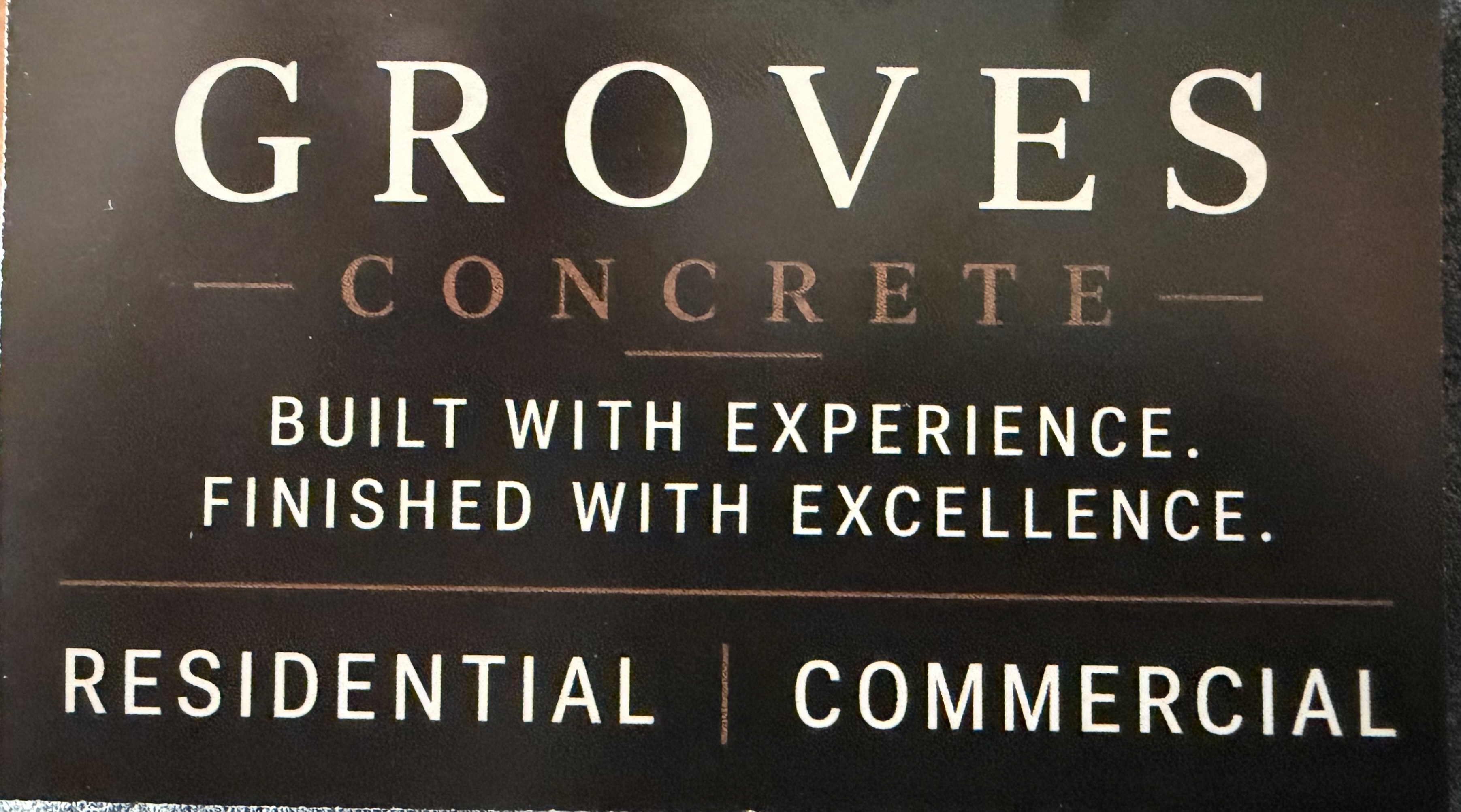 GROVES CONCRETE, LLC Logo