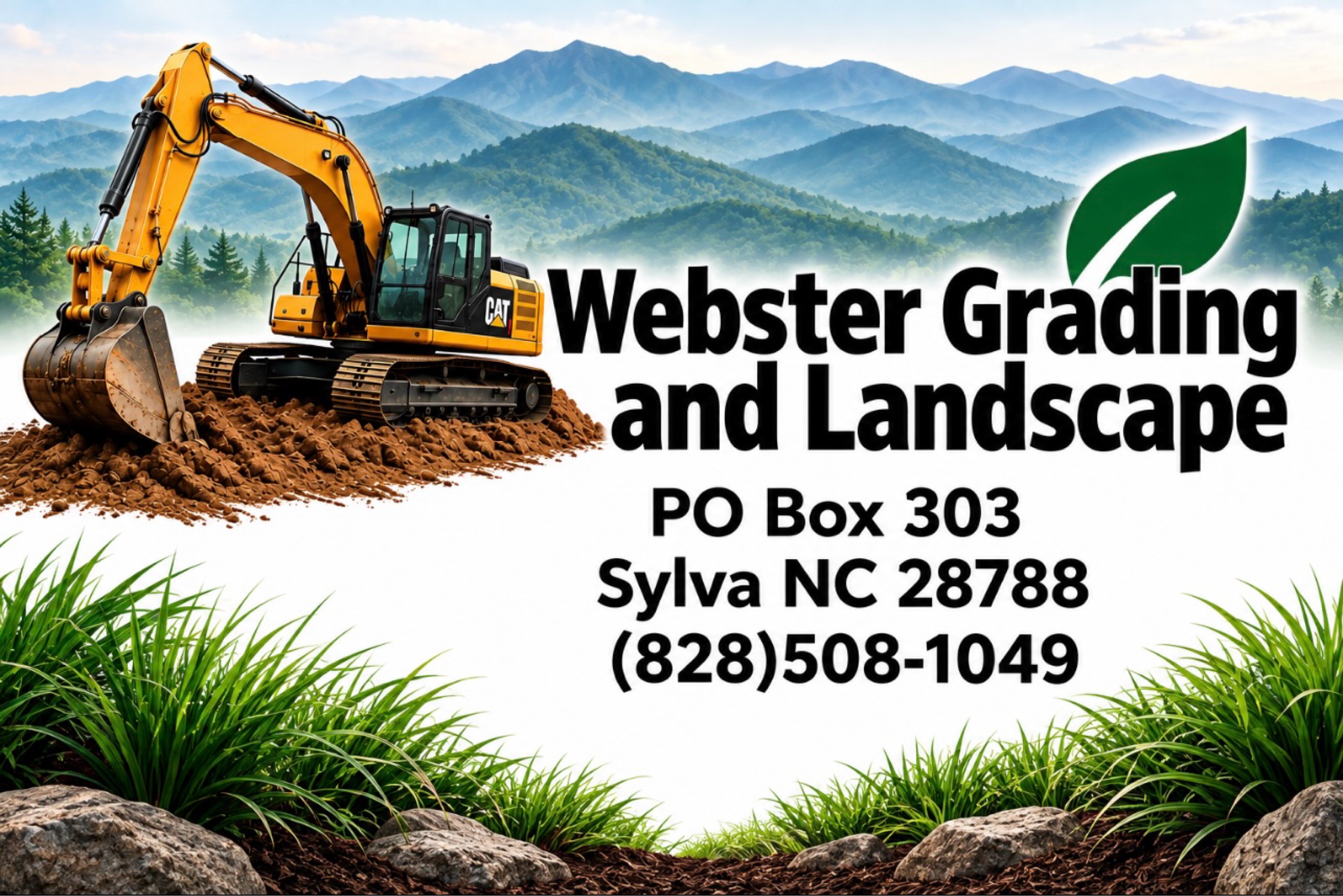 Webster Grading & Landscape Logo