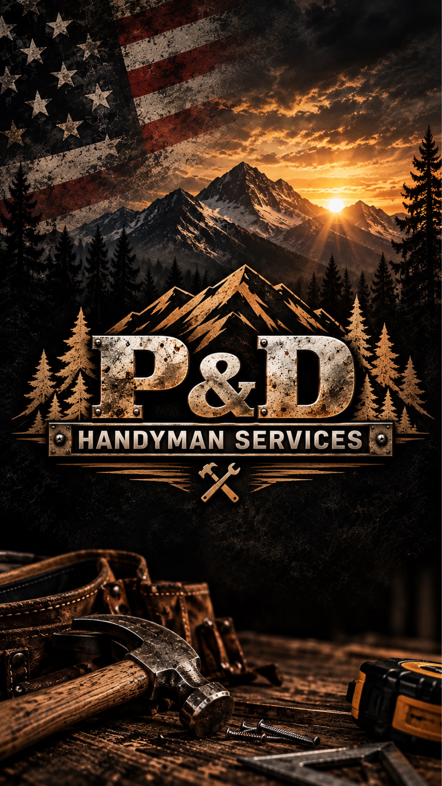 P.D Handyman Services Logo