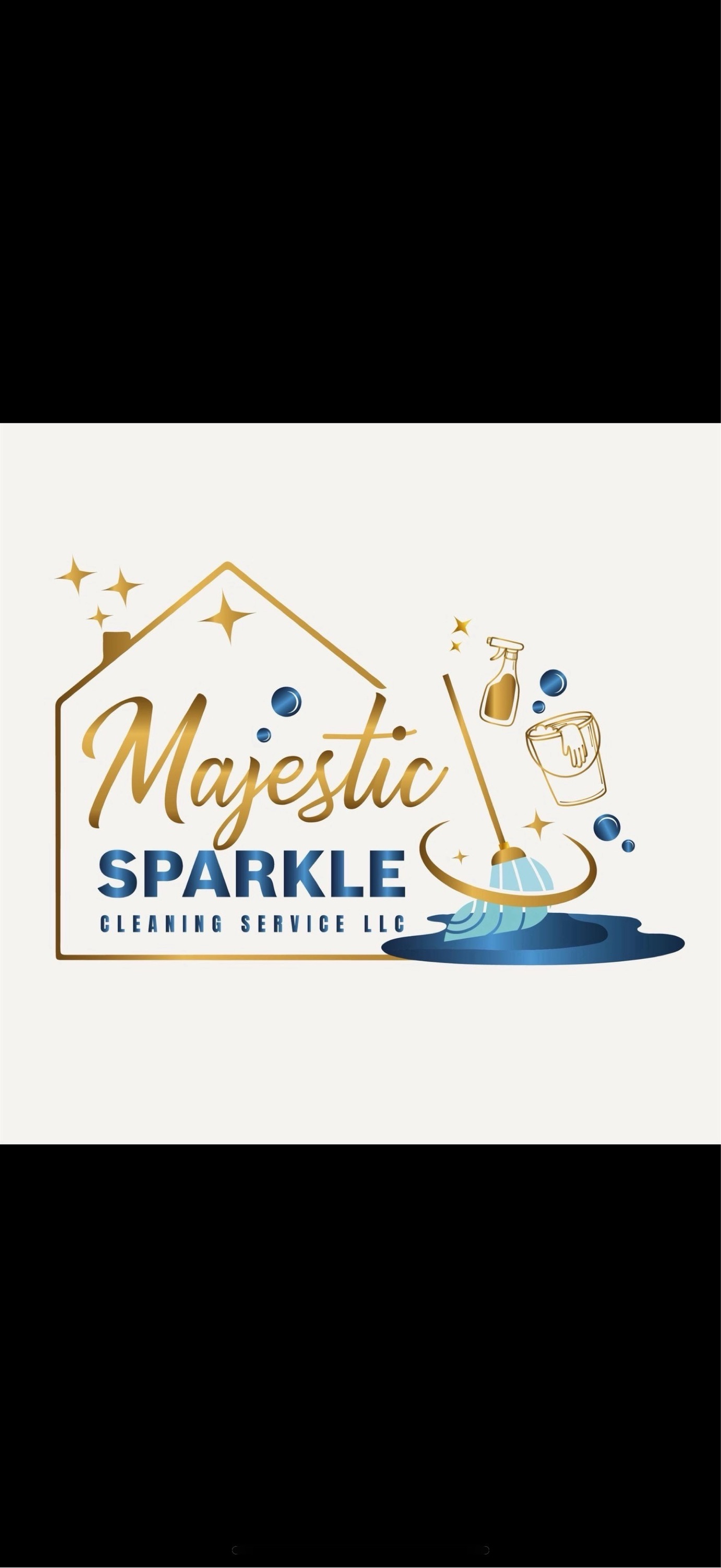 Majestic Sparkle Cleaning Service Logo