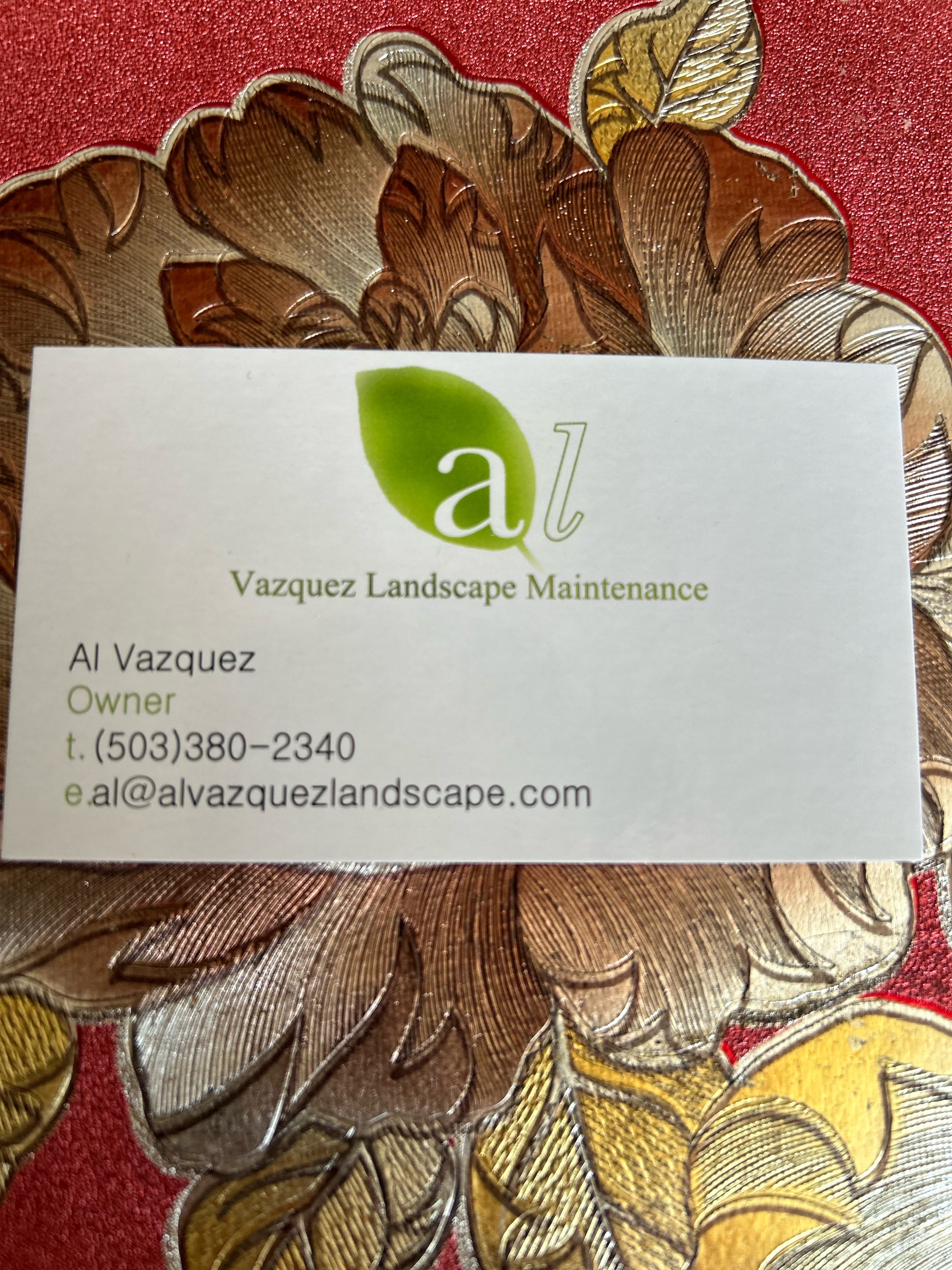 Al Vazquez Landscape Maintenance LLC. Logo