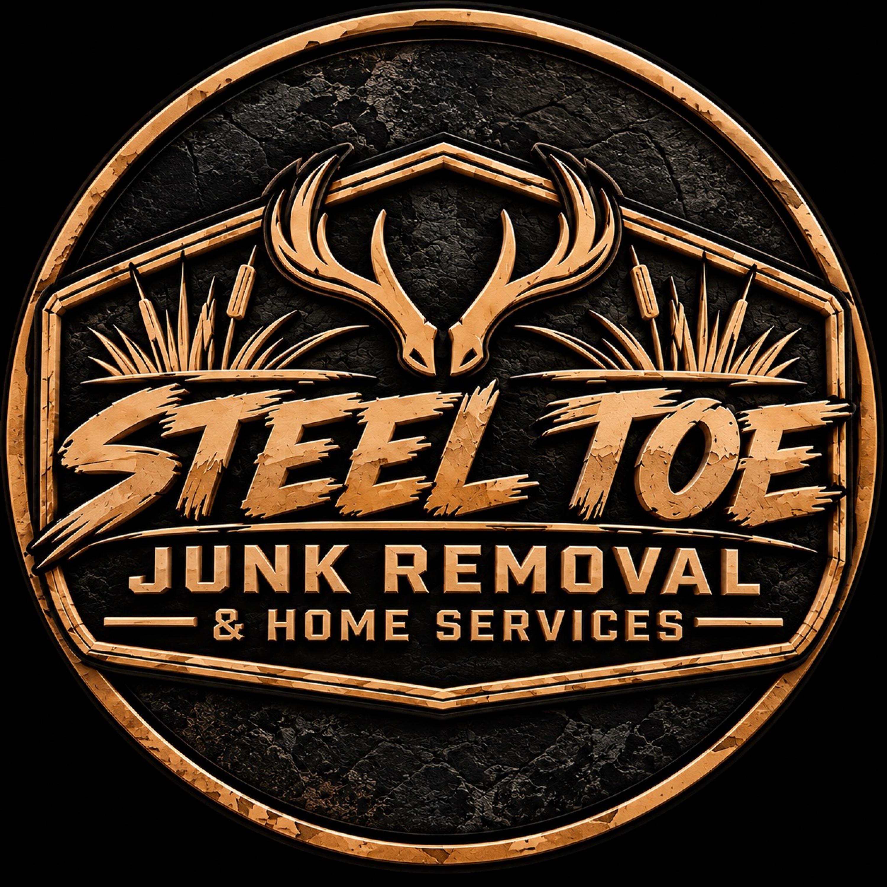 Steel toe junk removal Logo