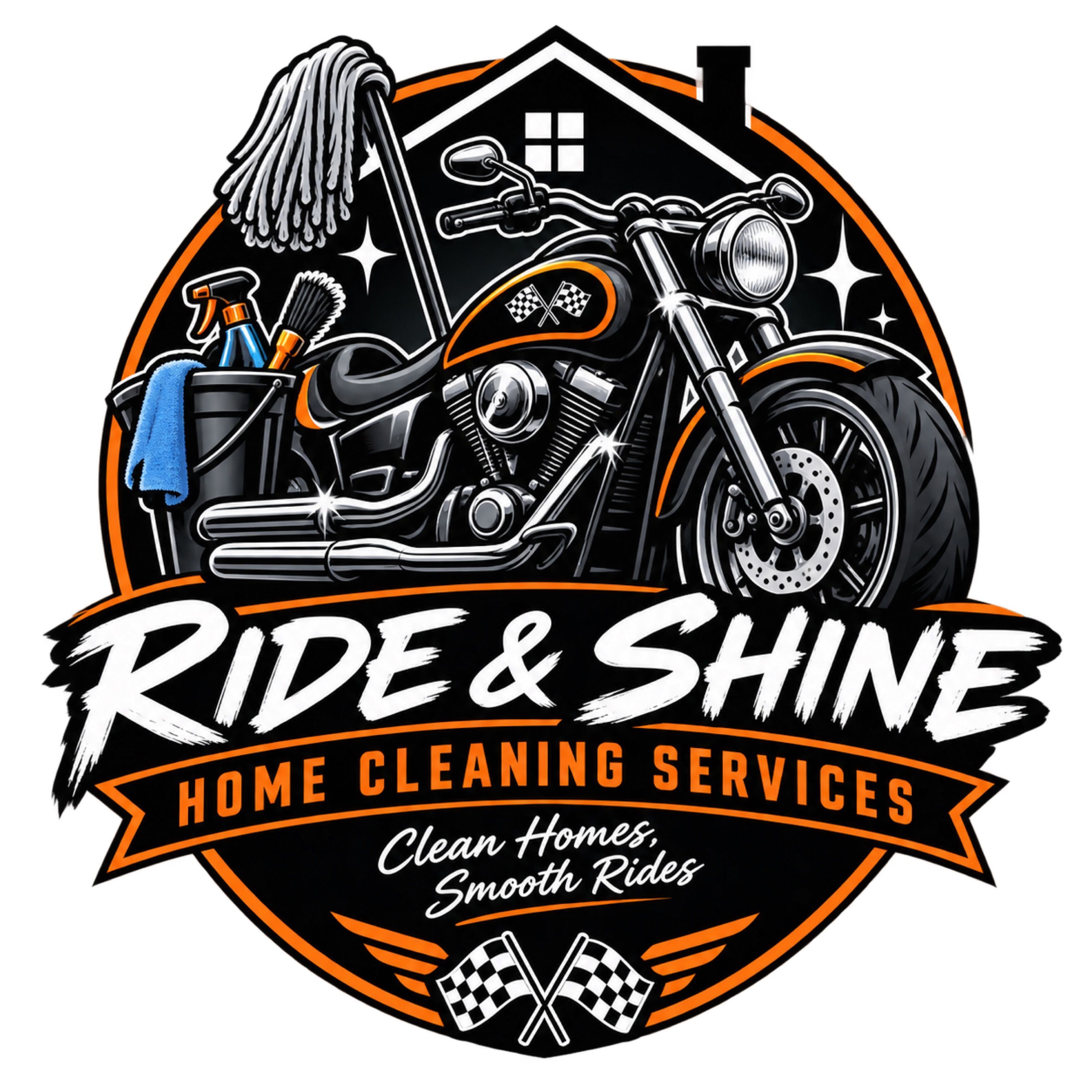 Ride and Shine Cleaning Services Logo