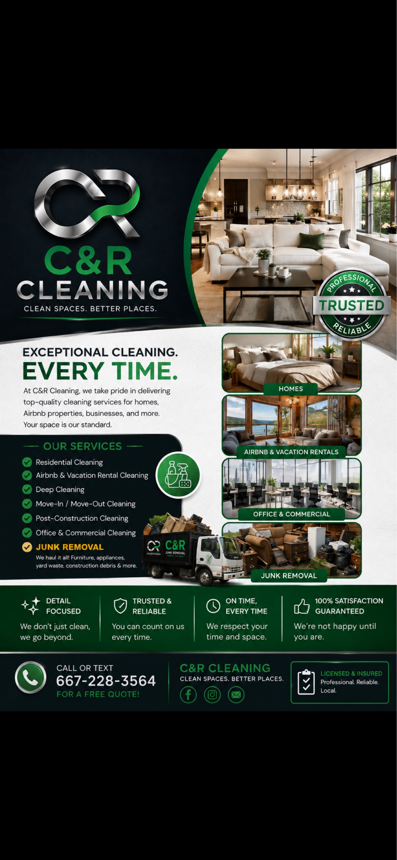 C&R cleaning Logo