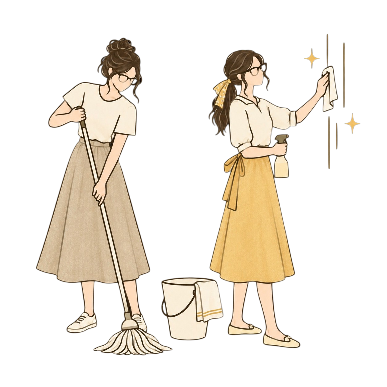 M & E Cleaning Services Logo
