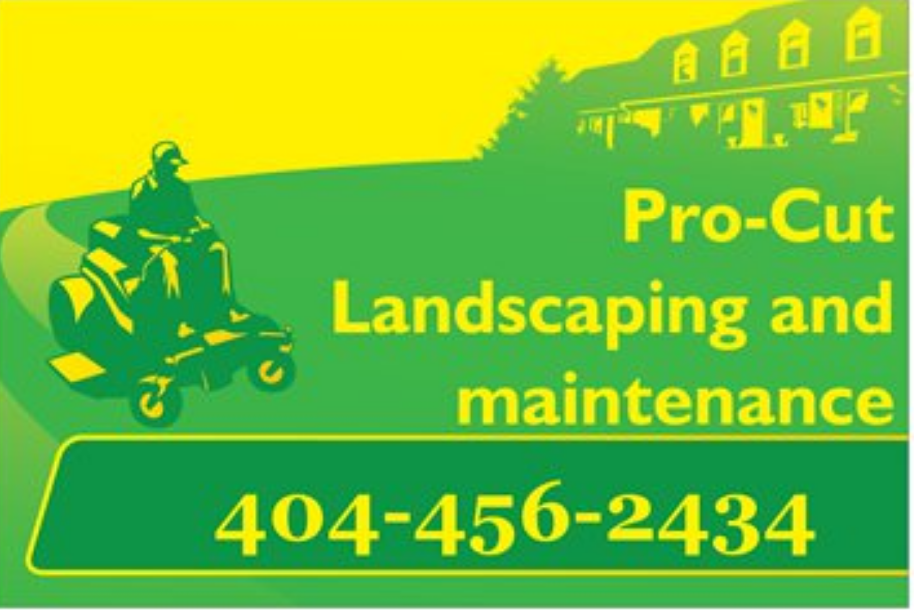 Pro Cut Landscaping and Maintenance Logo