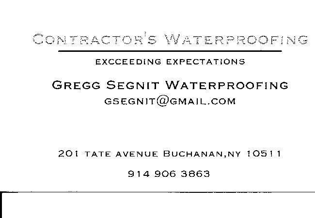 Contractors' Waterproofing Logo