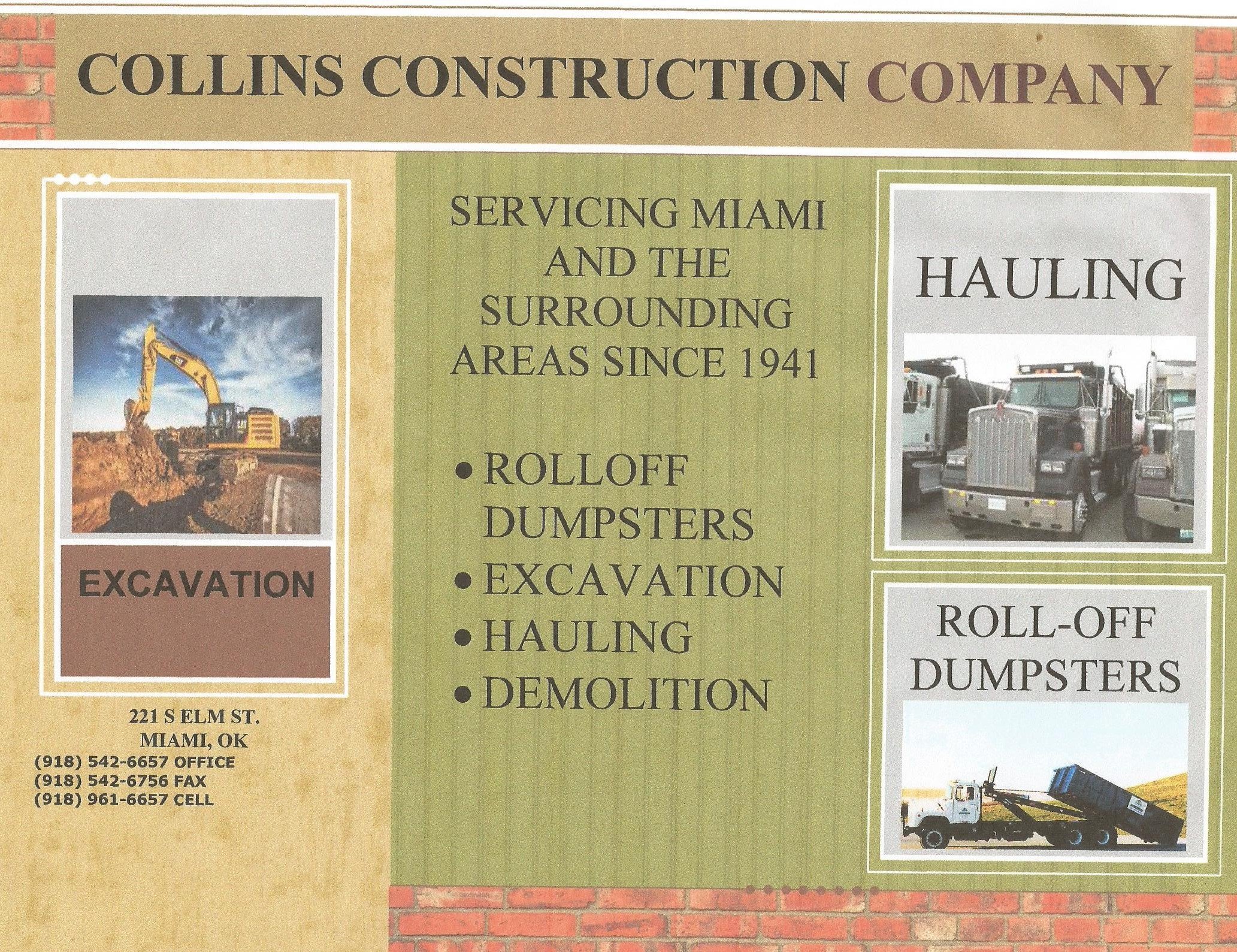 Collins Construction Co. Logo