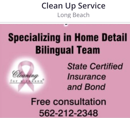 Clean Up Service Logo