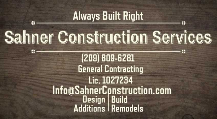 SAHNER CONSTRUCTION Logo