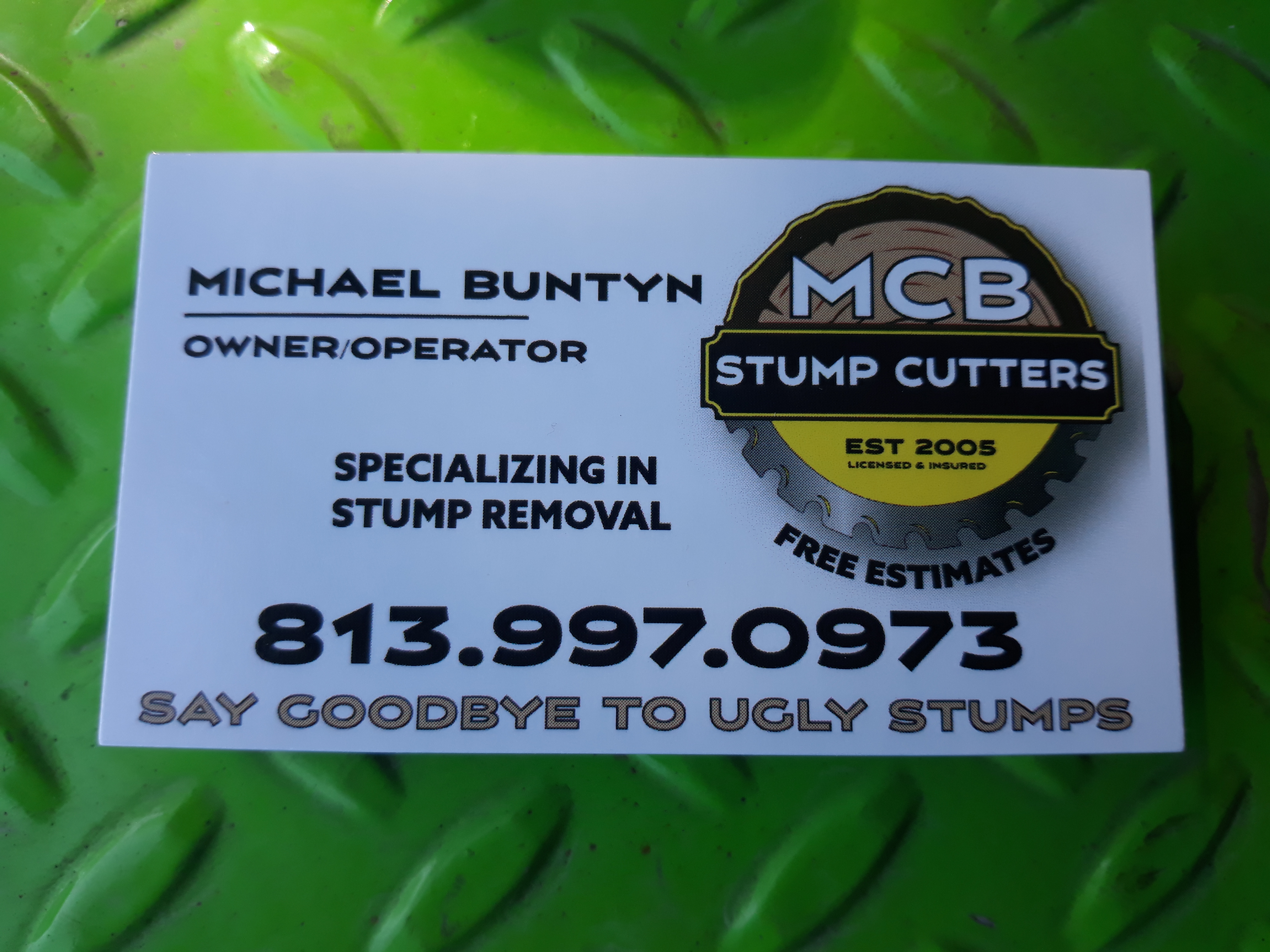 MCB Stump Cutters Logo