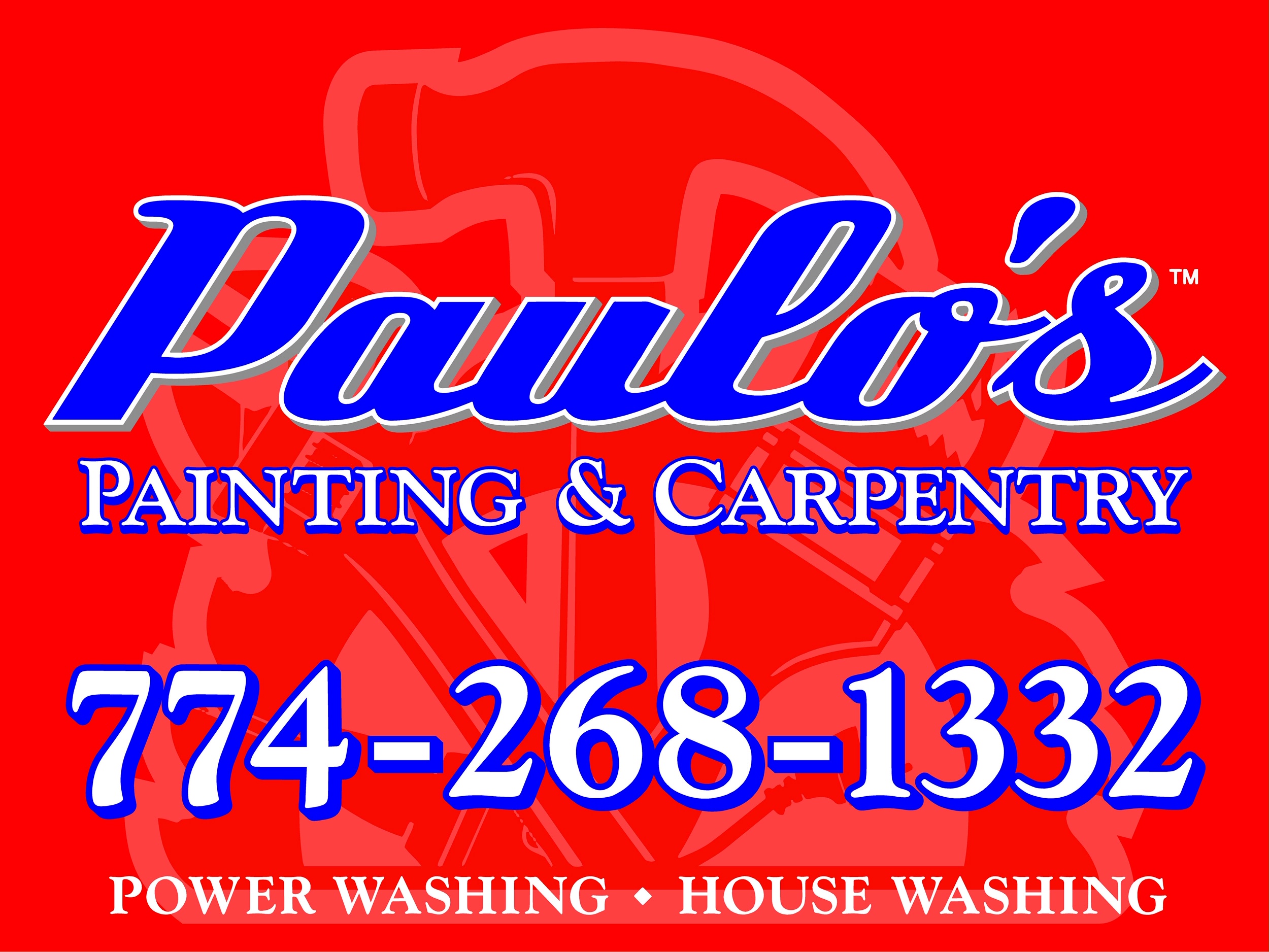 Paulo's Painting & Carpentry Logo