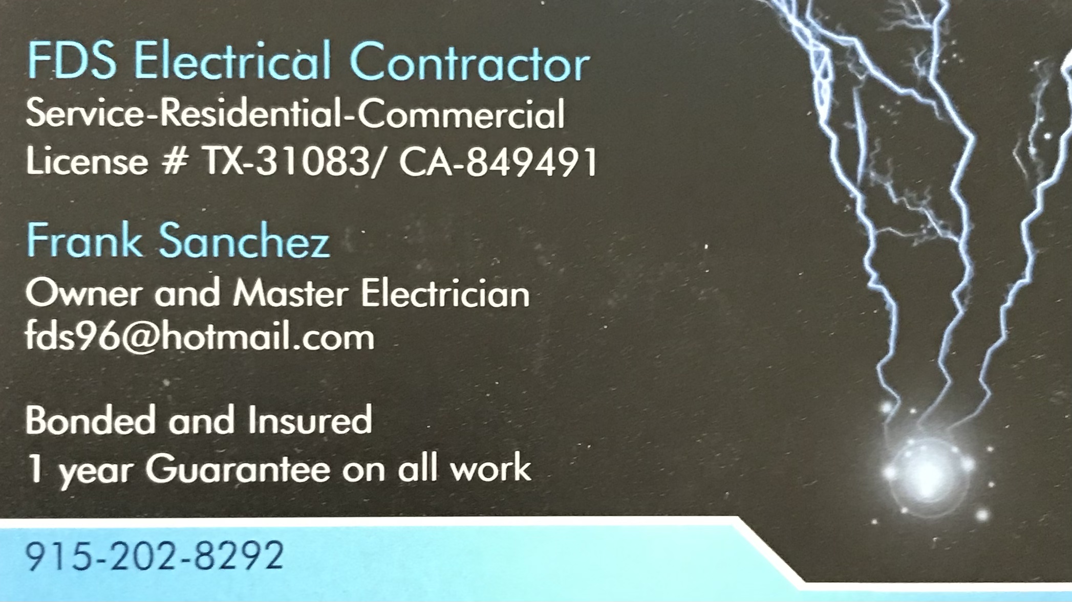 FDS Electrical Contractor Logo