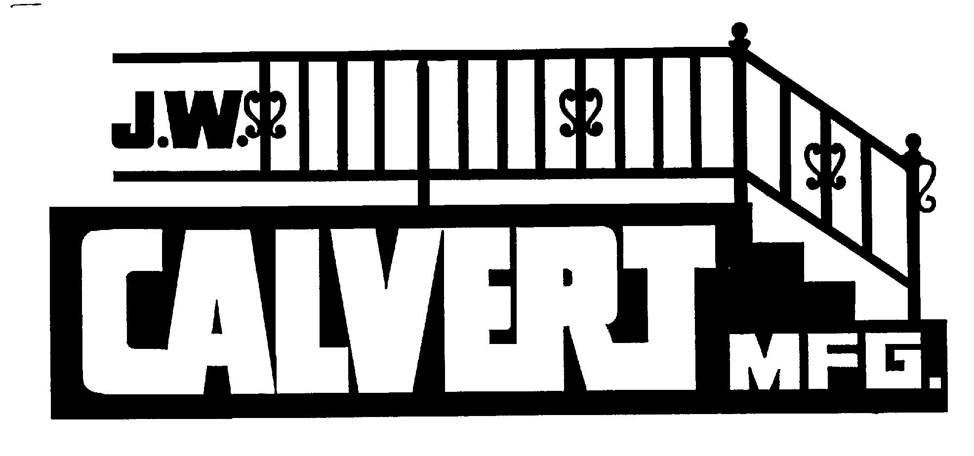 J. W. Calvert Mfg. Co., Inc. Logo