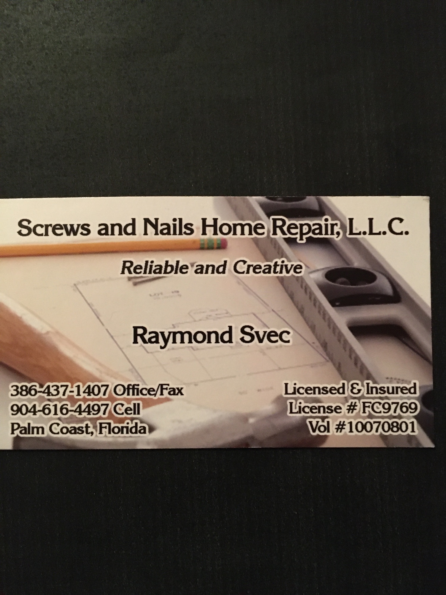Screws and Nails Home Repair, LLC Logo