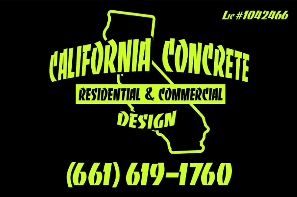 California Concrete Design Logo