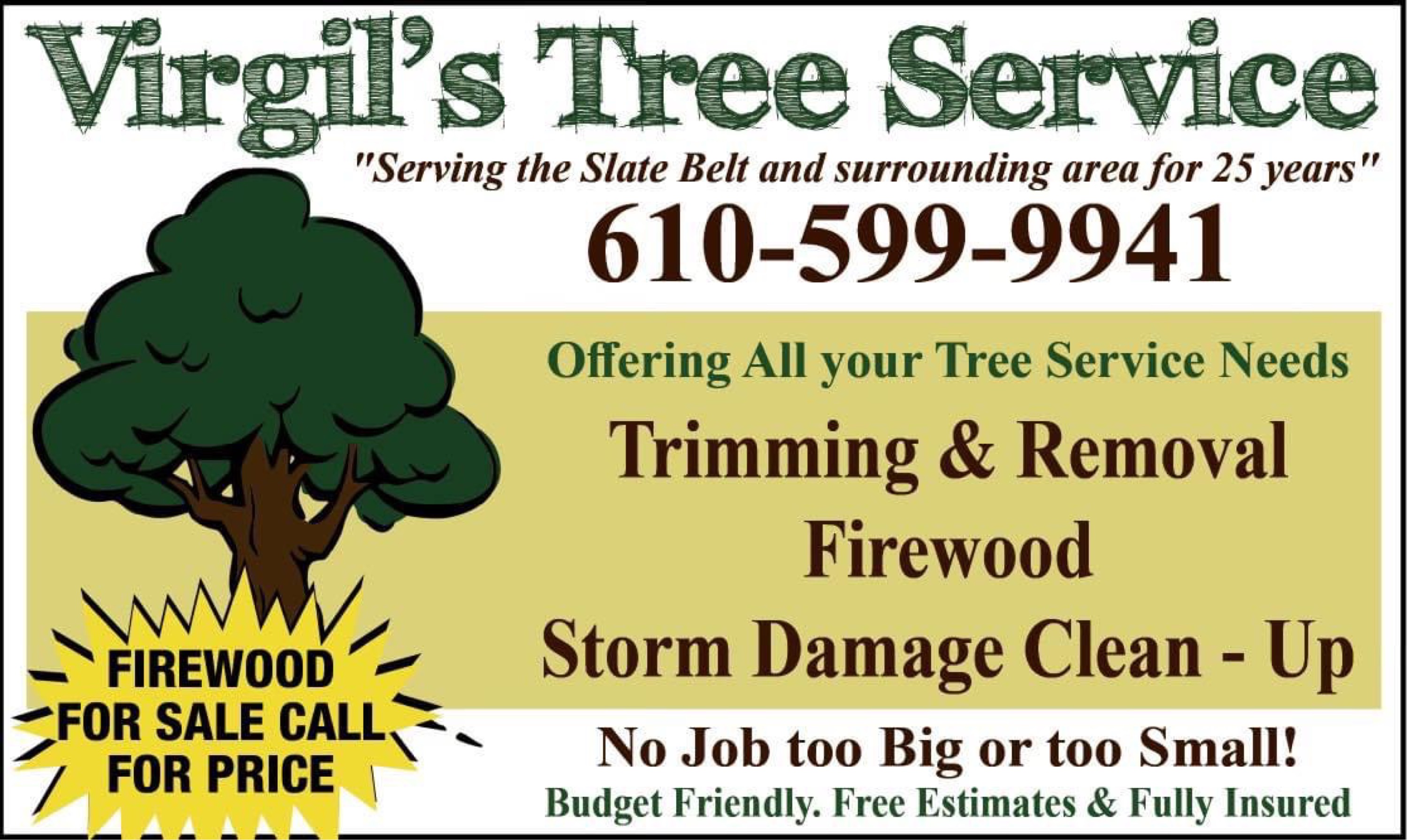 Virgil's Tree Service Logo