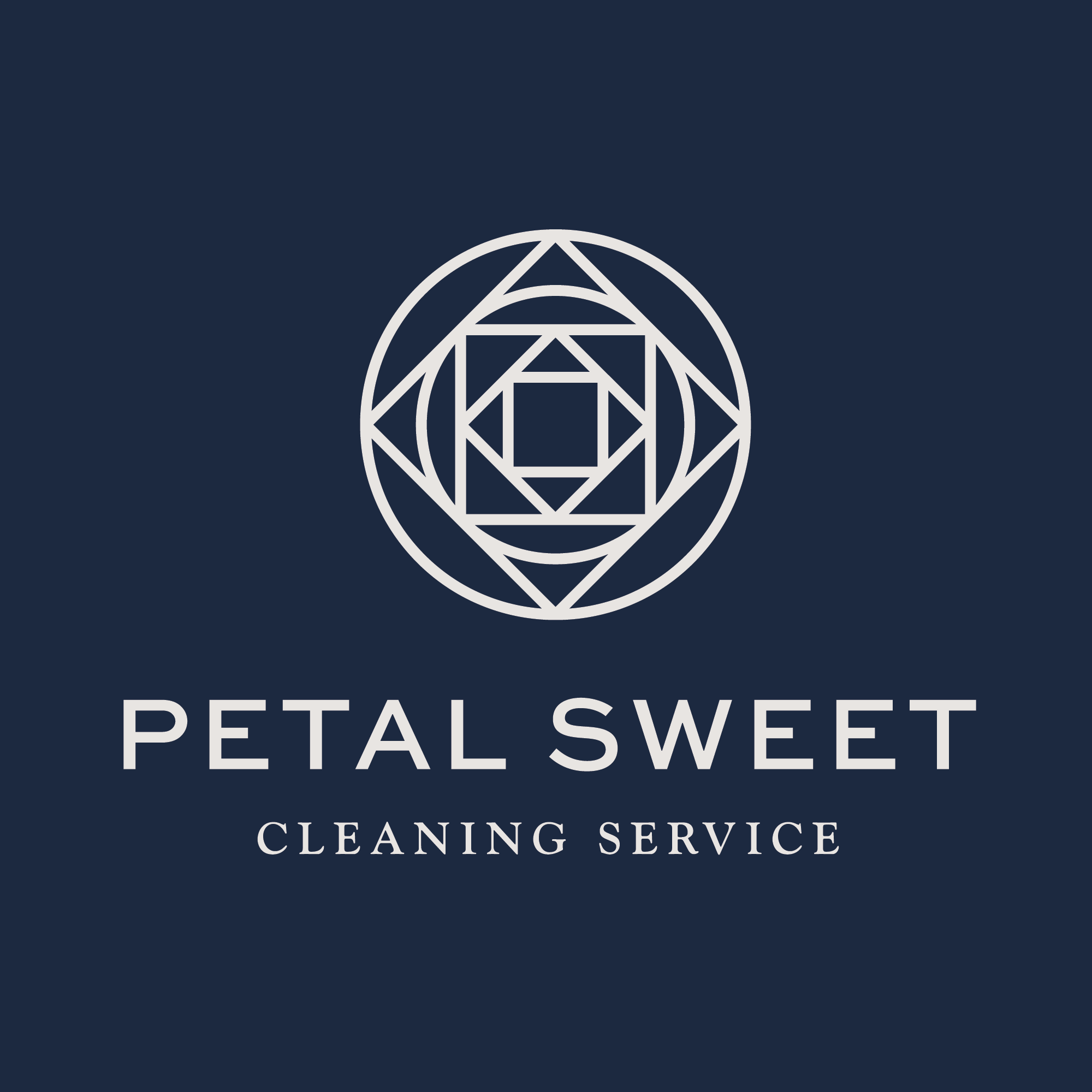 PetalSweet Cleaning Logo