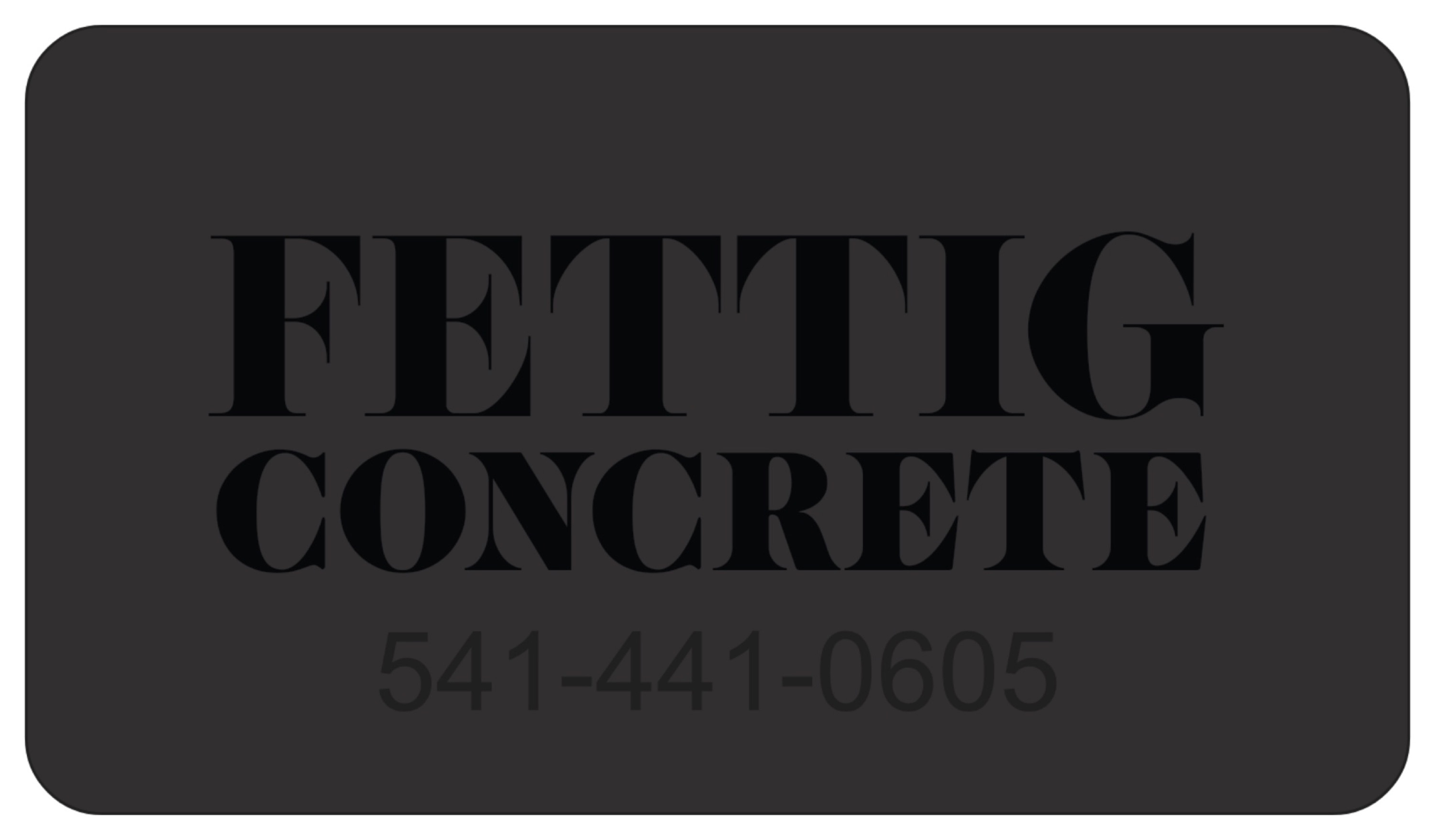 Fettig Concrete Logo