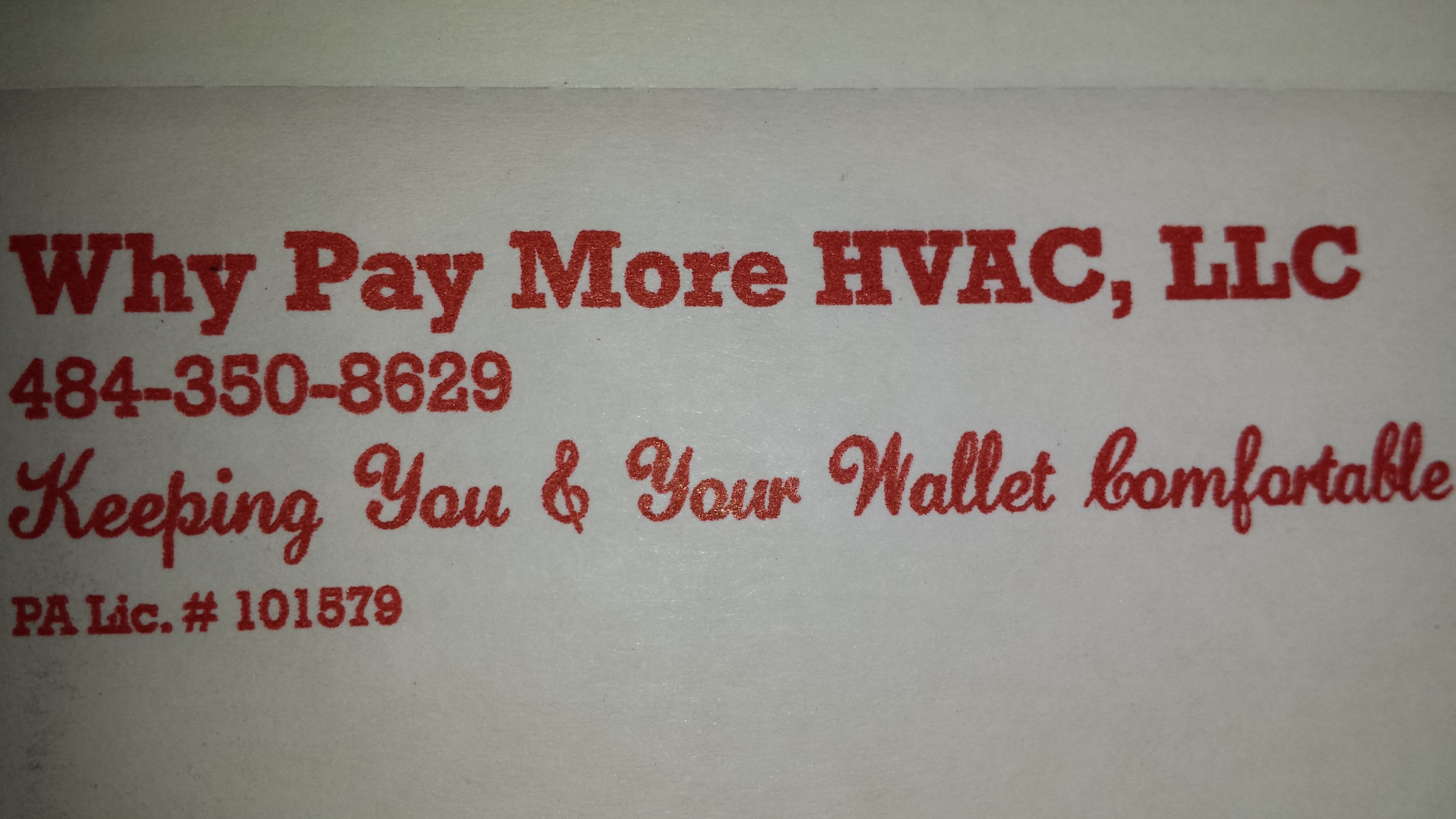 Why Pay More HVAC, LLC Logo